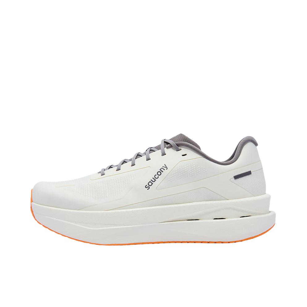 推荐商品：Saucony/索康尼 GRID ID2 跑鞋 舒适柔软圆头厚底轻量缓震轻便耐穿 米色/兰色