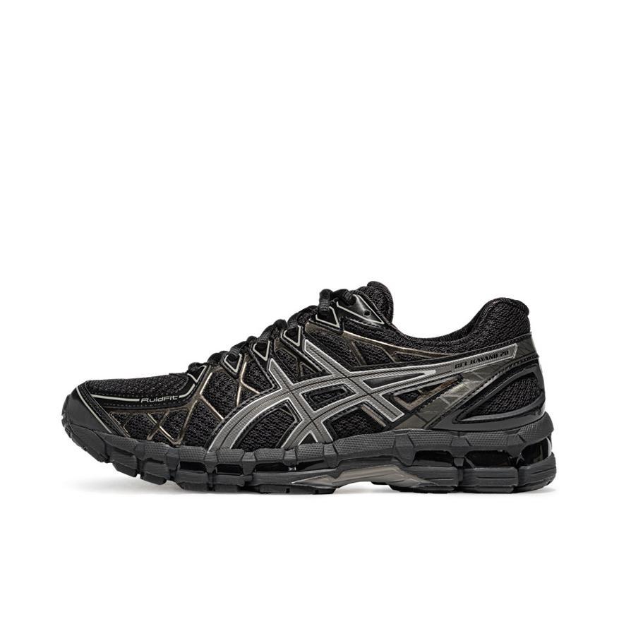 推荐商品：Asics/亚瑟士 GEL-Kayano 20 舒适减震 防滑耐磨 透气 复古 时尚潮流 轻便 网布 跑鞋 黑色/灰色