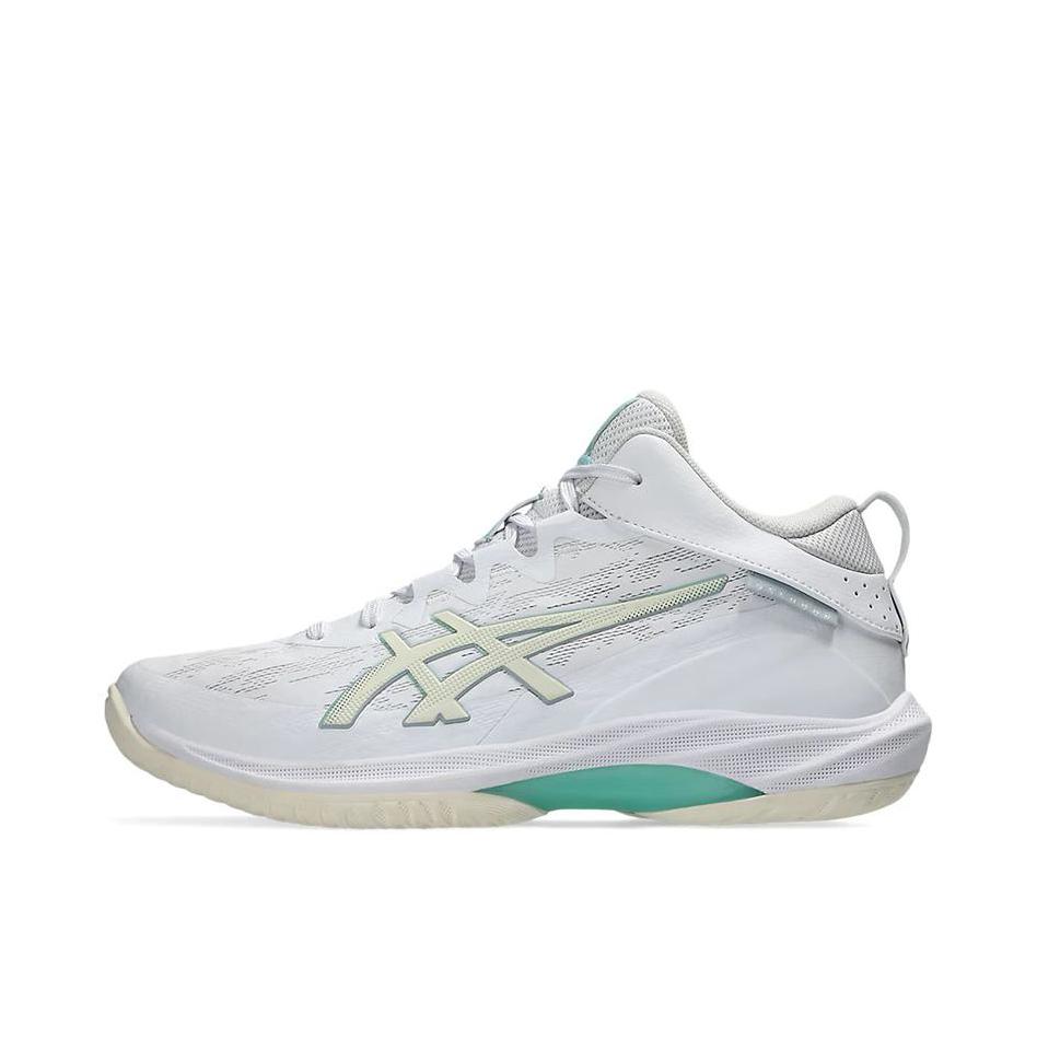 推荐商品：Asics/亚瑟士 GEL-HOOP V17 篮球鞋 防滑耐磨低帮 白色/绿色