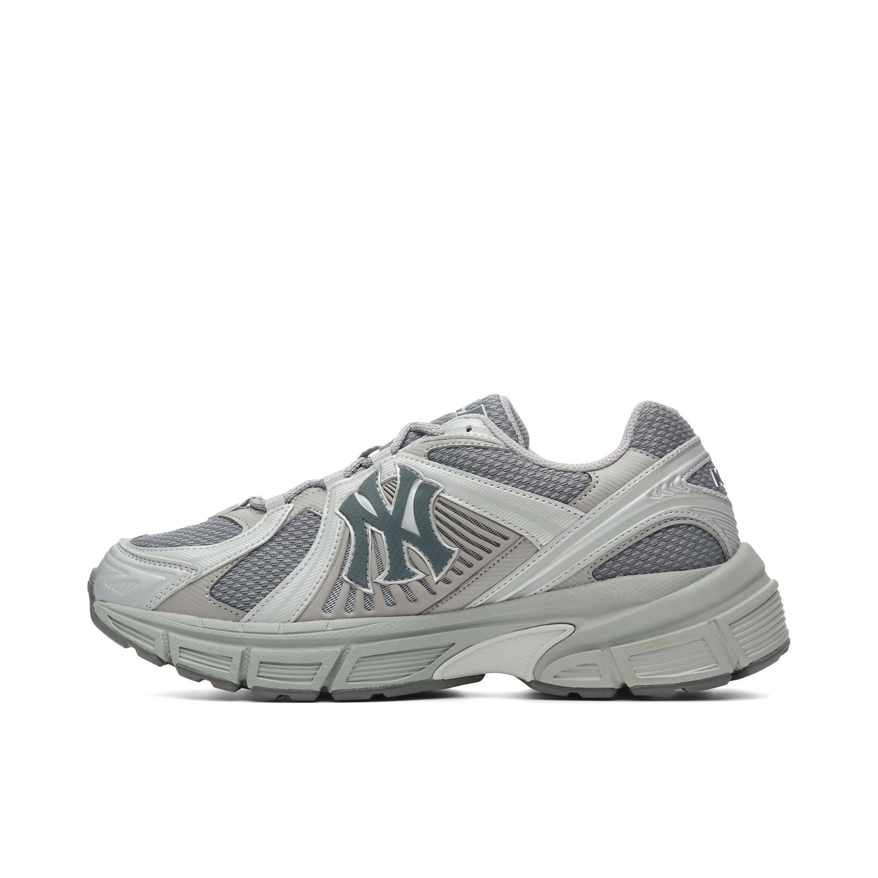 推荐商品：MLB 跑鞋 情侣复古运动网面减震短跑长跑增高 3ARNRO5 灰色 