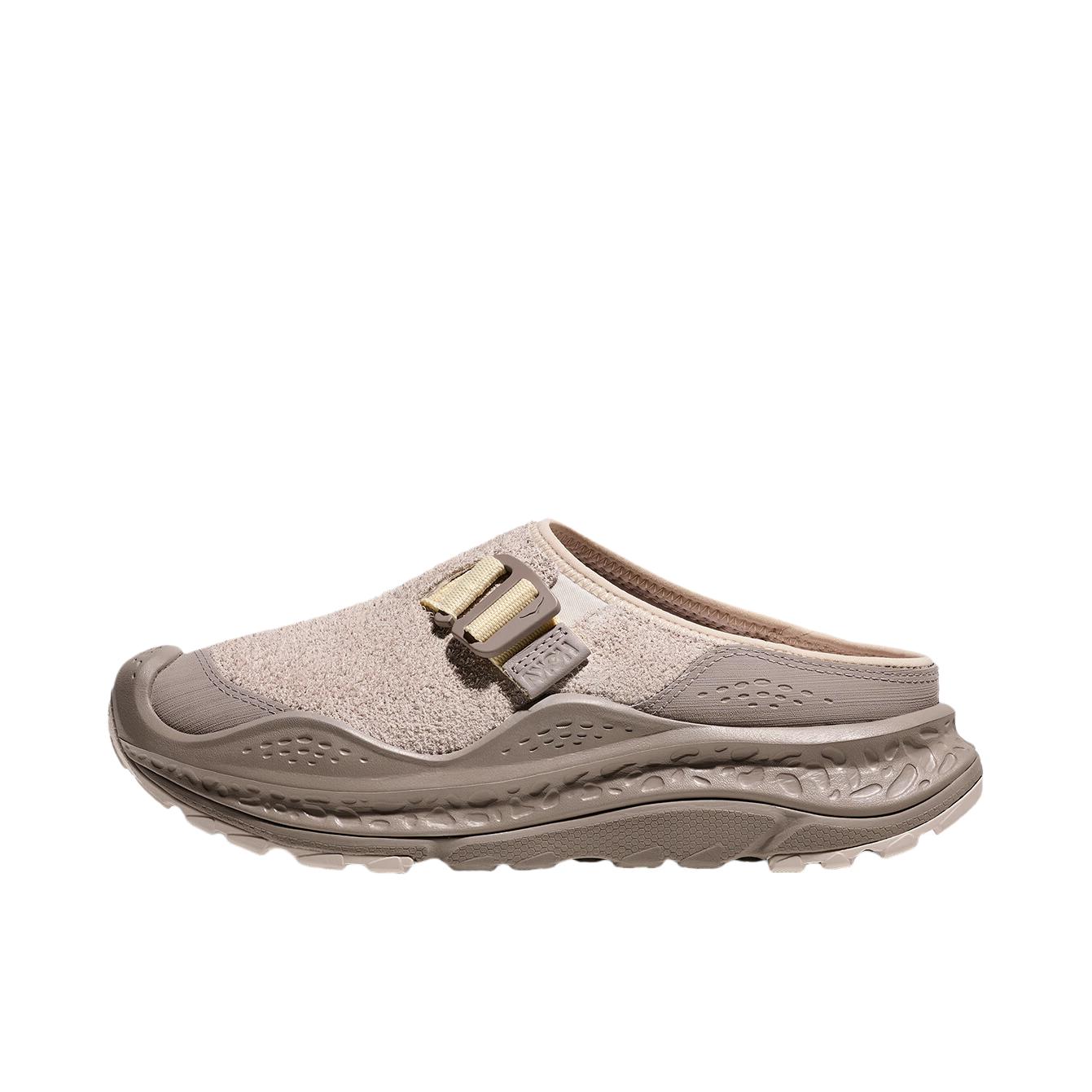 推荐商品：HOKA ONE ONE ORA PRIMO EXT 运动休闲鞋 复古系带回弹防滑 岩屑灰/石灰白