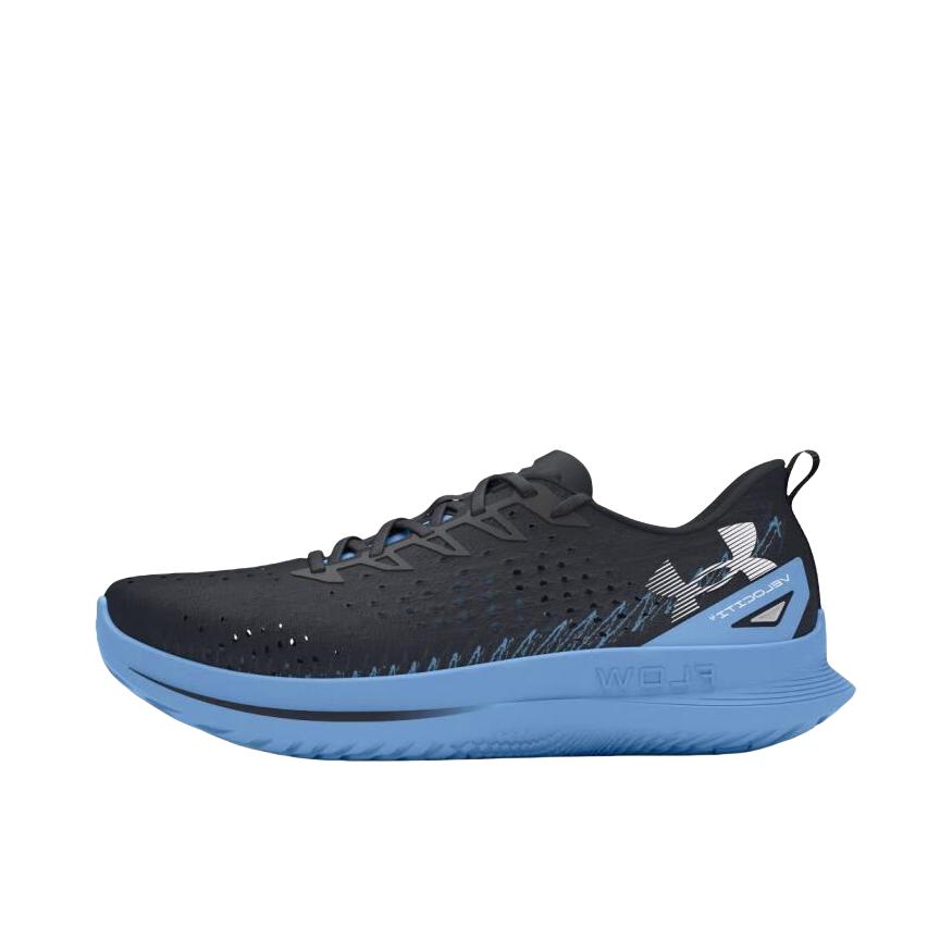 推荐商品：Under Armour/安德玛 Velociti 4 低帮 舒适缓震 防滑耐磨 百搭 跑鞋 蓝色