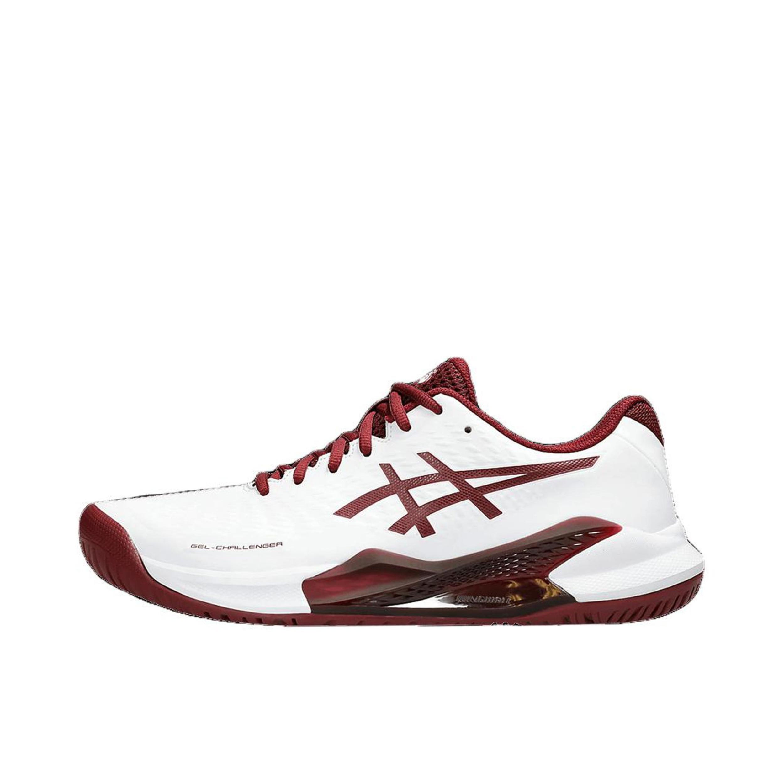 推荐商品：Asics/亚瑟士 Gel-Challenger 14 耐磨 支撑 稳定 透气 缓震 网面 网球鞋 白色/红色