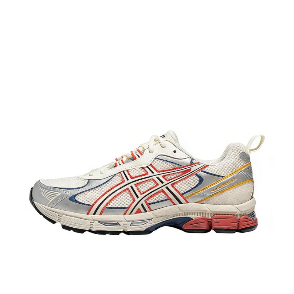 推荐商品：Asics/亚瑟士 Gel-Exalt 2 跑鞋 缓震型轻便回弹舒适网面透气百搭时尚织物训练柔软 米白/白色