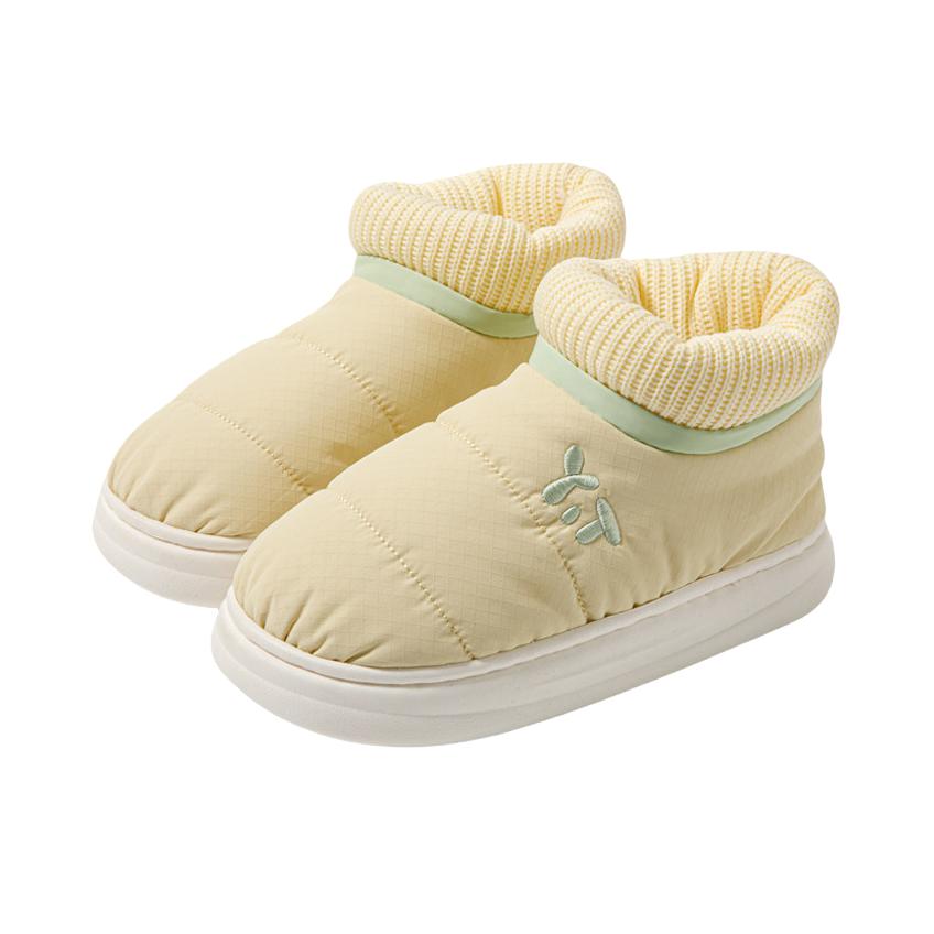 推荐商品：杜晨/DUCHEN 棉鞋 卡通防水厚底可爱 女款/黄色