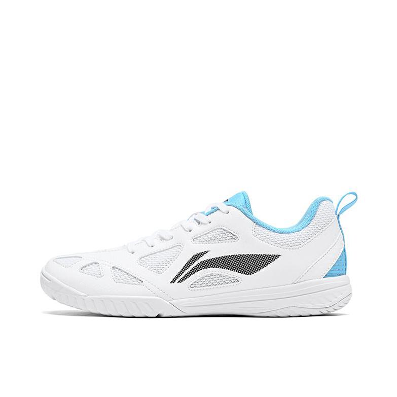 推荐商品：李宁 王楚钦 爱乒系列 减震 耐磨 比赛 支撑 功能性 乒乓球鞋 浪花蓝