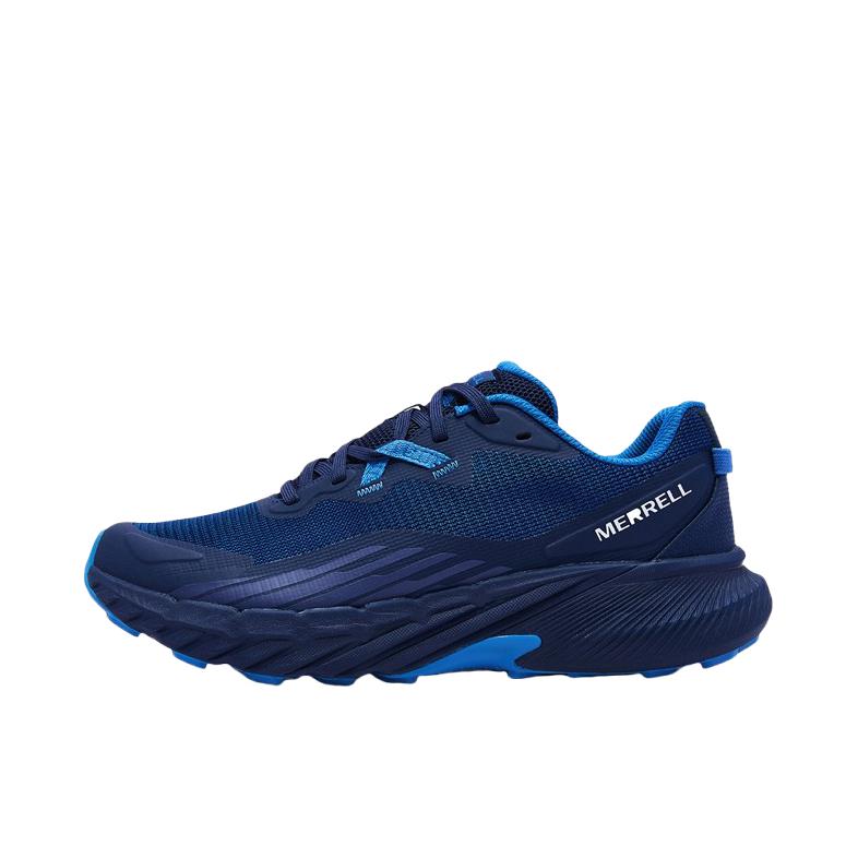 推荐商品：Merrell/迈乐 AGILITY TRAIL 徒步鞋 户外鞋 越野跑鞋 舒适时尚耐磨轻量防滑缓震 深海蓝