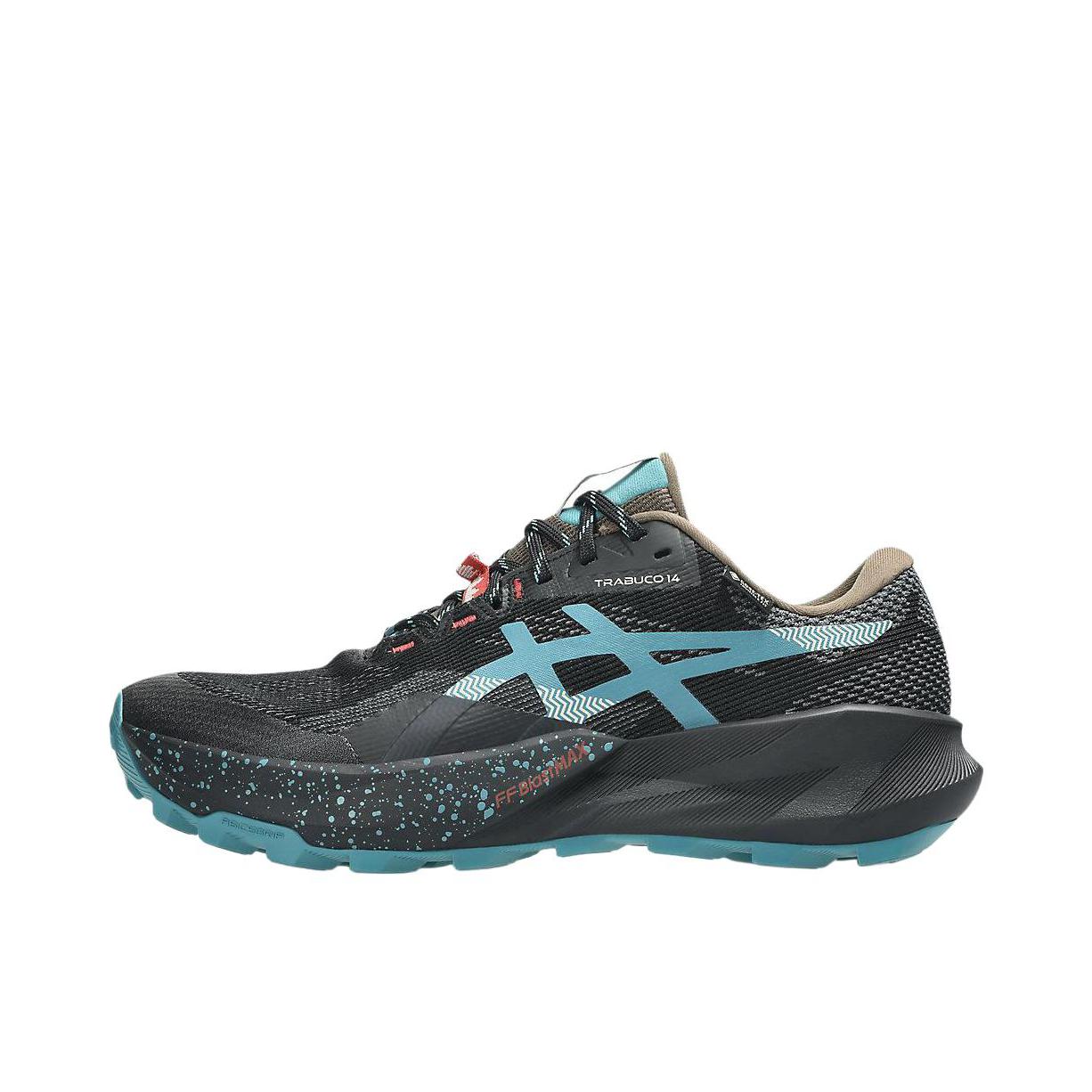 推荐商品：Asics/亚瑟士 Gel-Trabuco 14 越野跑鞋 柔软舒适透气百搭抓地回弹减震支撑圆头网布贴合 黑色
