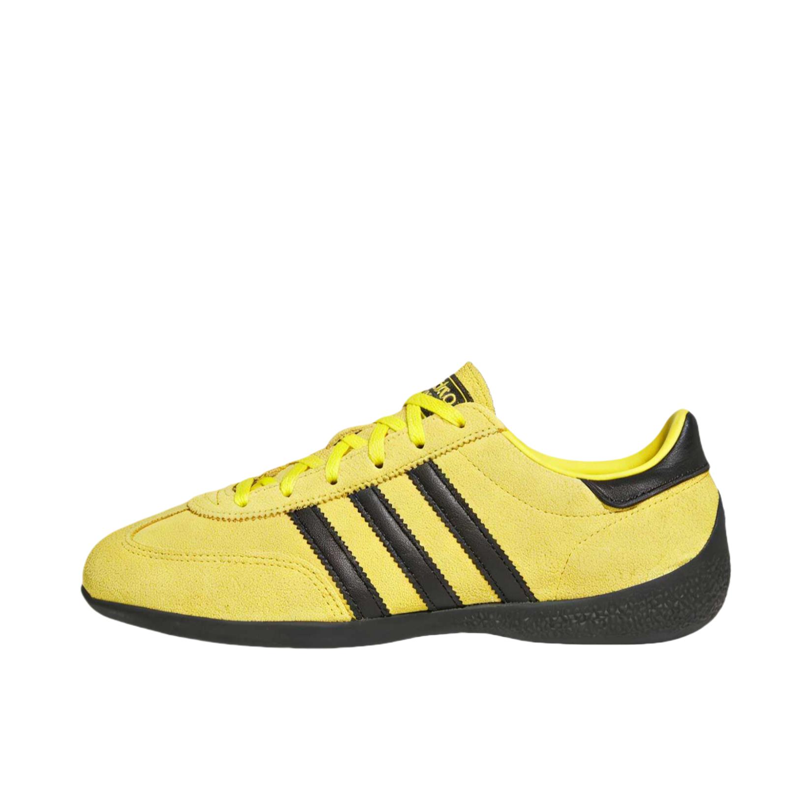 推荐商品：adidas Originals HANDBALL SPEZIAL Lo Pro 板鞋 复古圆头系带贴合 黄色/黑色/金色