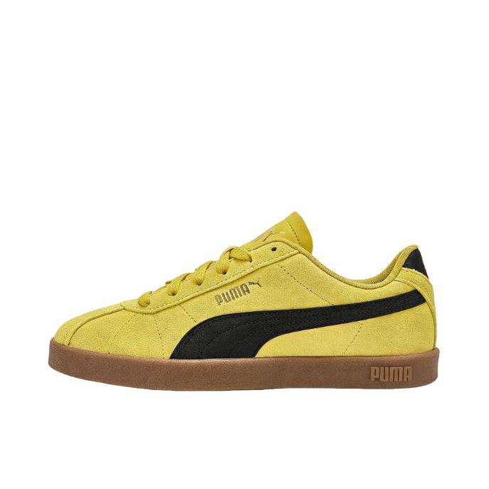 推荐商品：Puma/彪马 Club NL T头鞋 德训鞋 板鞋 时尚休闲轻便复古 亮黄色/黑色