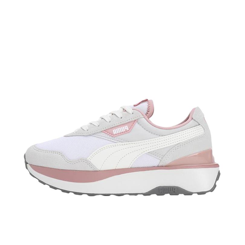 推荐商品：Puma/彪马 Cruise Rider 时尚潮流 复古休闲 轻便运动 防滑耐磨 厚底鞋 女款/灰色/白色