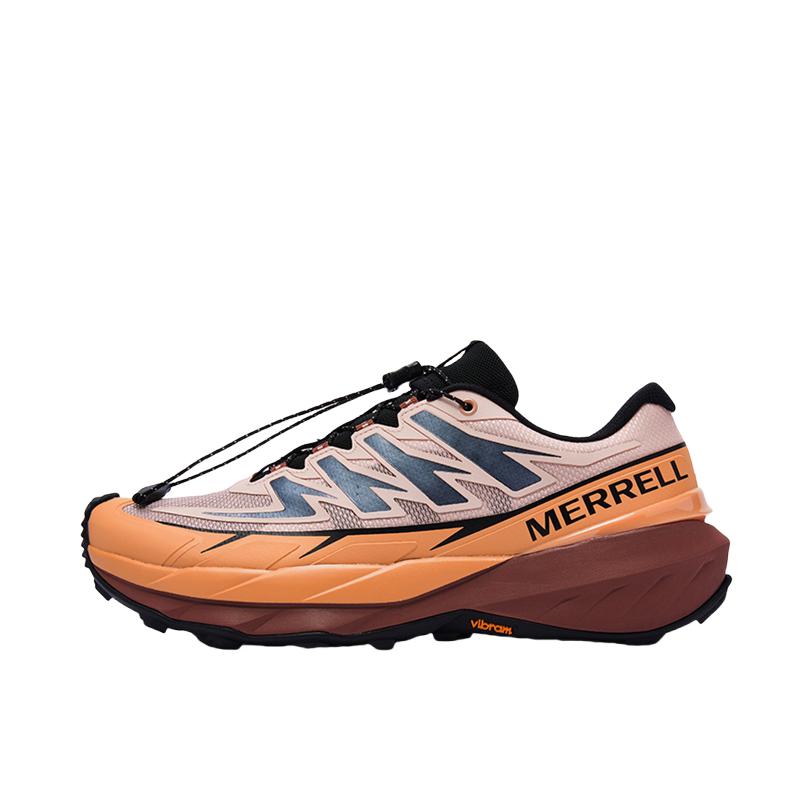 推荐商品：Merrell/迈乐 VAST SKY 长空 徒步鞋 越野跑鞋 减震防滑透气轻量 电子粉/橘色
