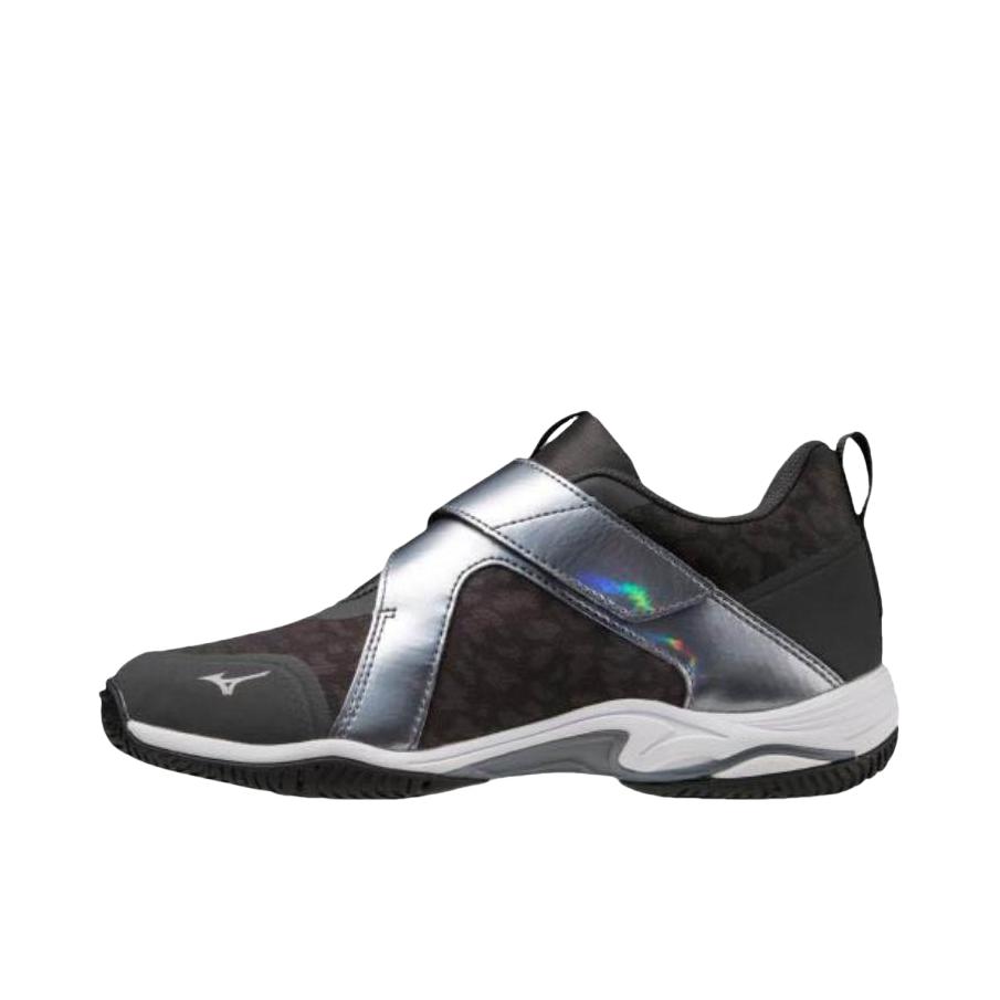 推荐商品：Mizuno/美津浓 Wave Diverse LG LITE 2 防滑 低帮 魔术贴 平跟 跑鞋 2E宽/黑色