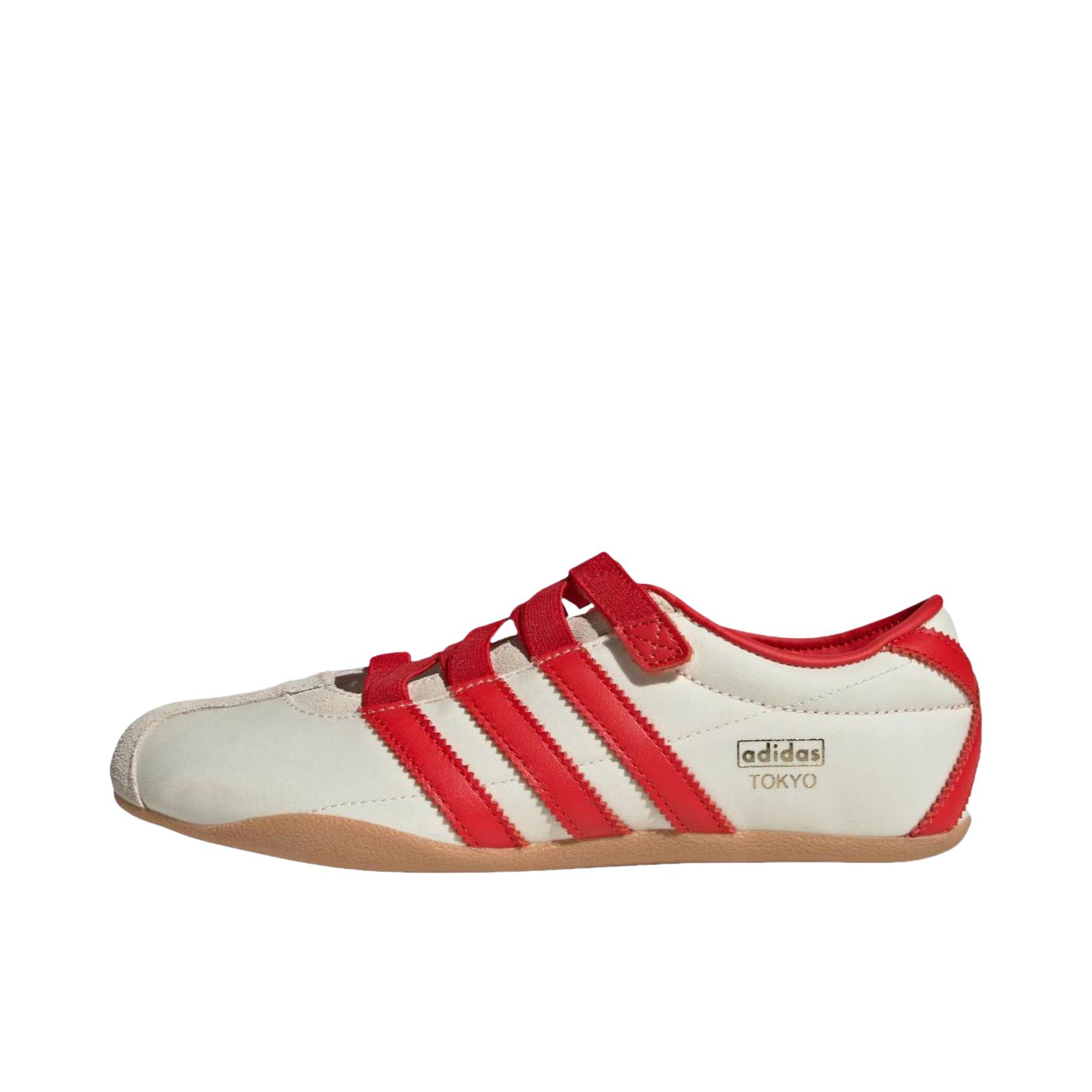 推荐商品：adidas Originals Tokyo DECON 复古百搭 舒适 防滑耐磨 运动休闲鞋 白色/红色