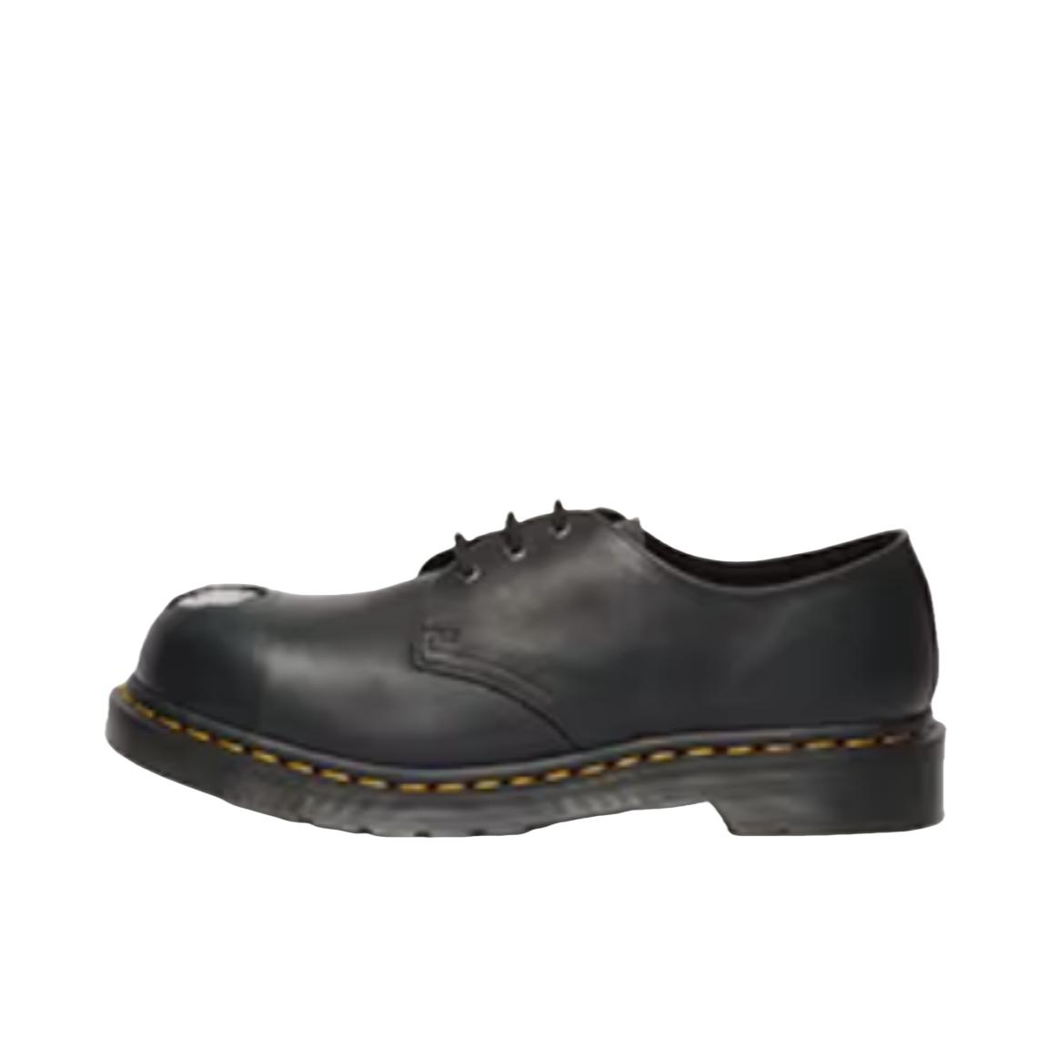 Dr. Martens 马汀博士 1461 软皮 圆头 3孔 休闲时尚 复古舒适 牛皮革 增高 百搭厚底 英伦风 皮鞋 MT/黑色