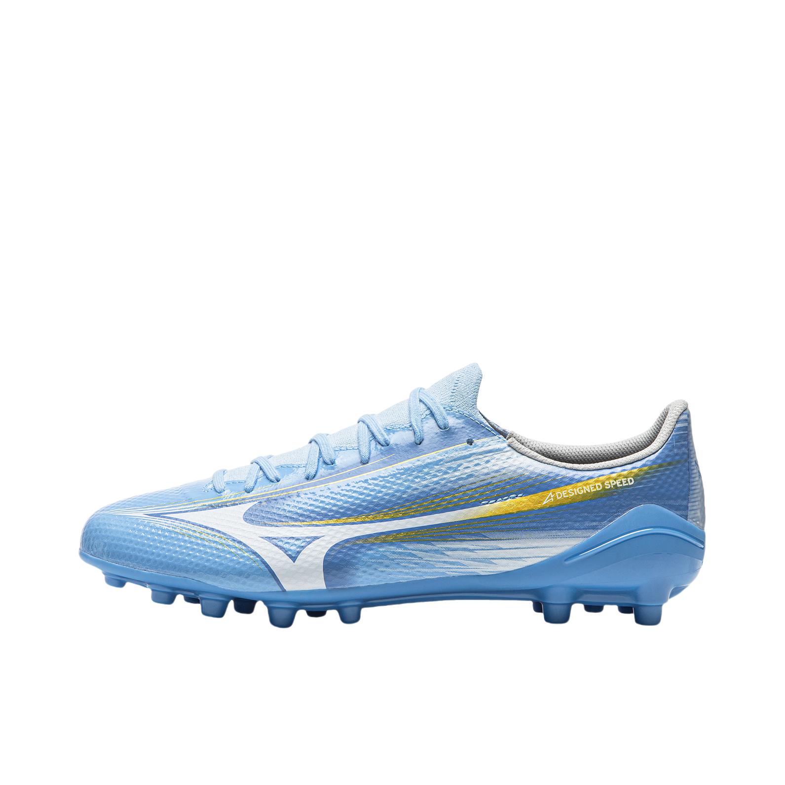 推荐商品：Mizuno/美津浓 Alpha 3 Select AG 足球鞋 胶质短钉人造草地轻便包裹性 蓝色