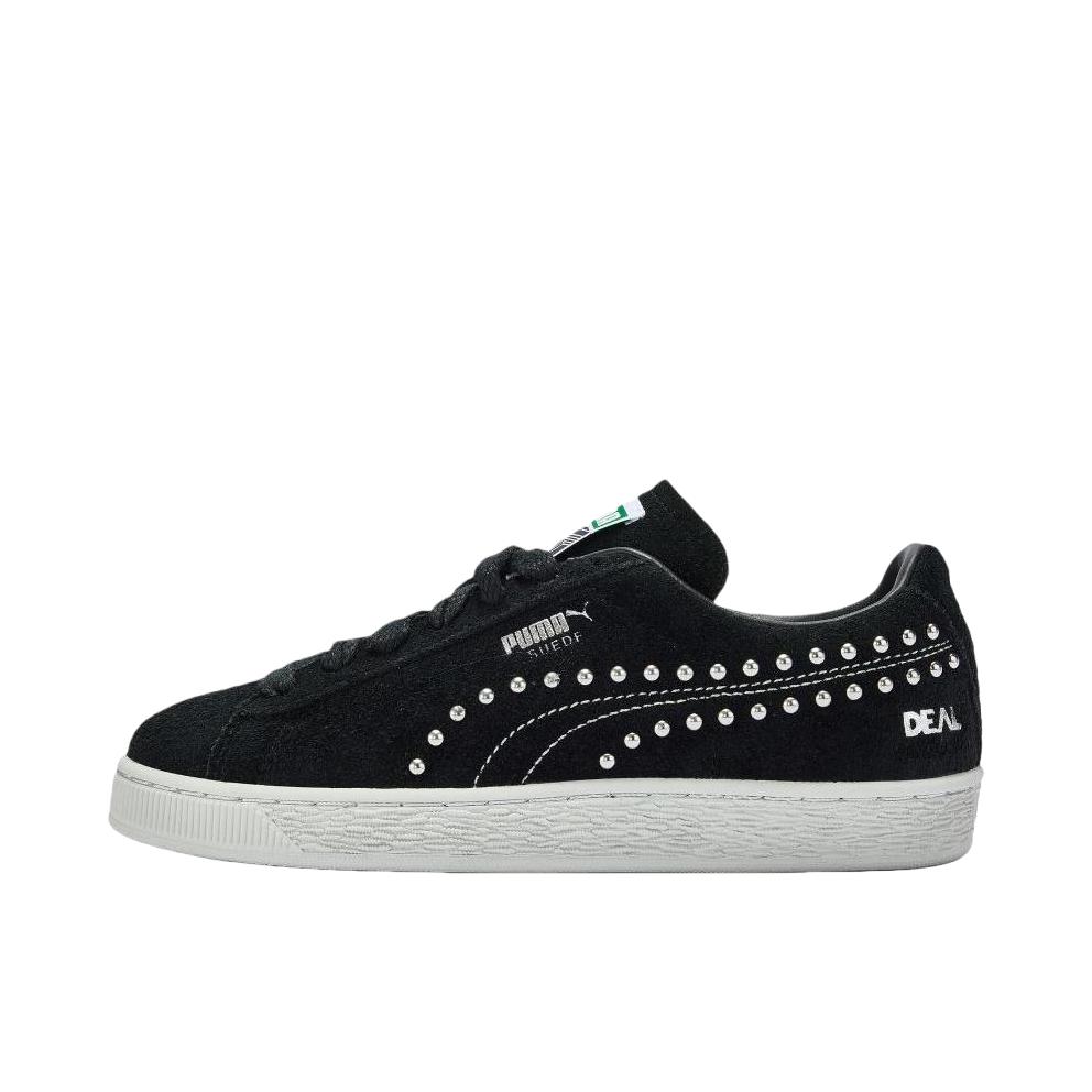 推荐商品：Puma/彪马 Suede Classic 面包鞋 板鞋 舒适百搭防滑耐磨轻便透气复古低帮圆头 MJF联名/DEAL联名/黑色