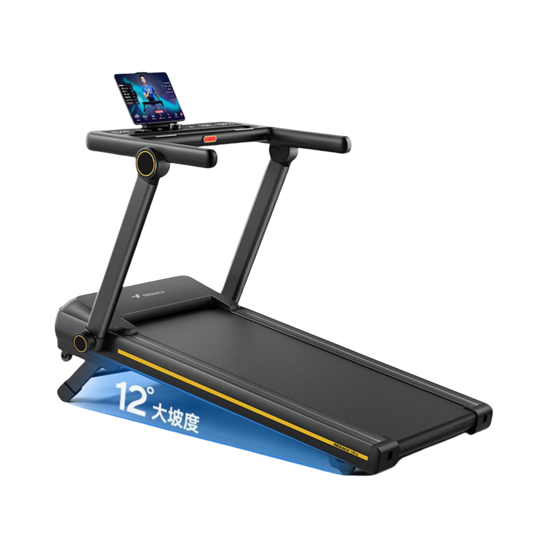 推荐商品：MERACH/麦瑞克 小白犀系列 ULTRA 家用 全折叠 静音 跑步机