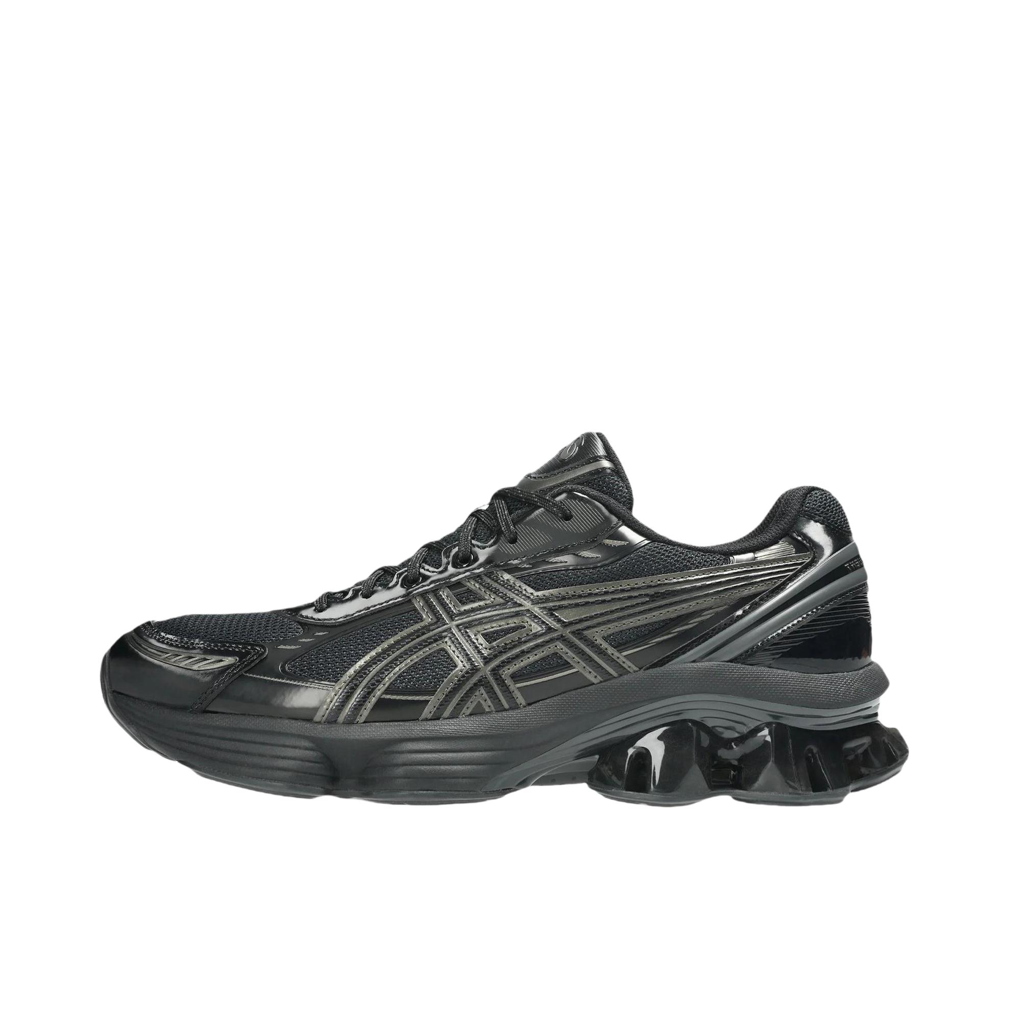 推荐商品：Asics/亚瑟士 GEL-KINETIC FLUENT 合成革 支撑 回弹 防滑 耐磨 跑鞋 魔幻黑
