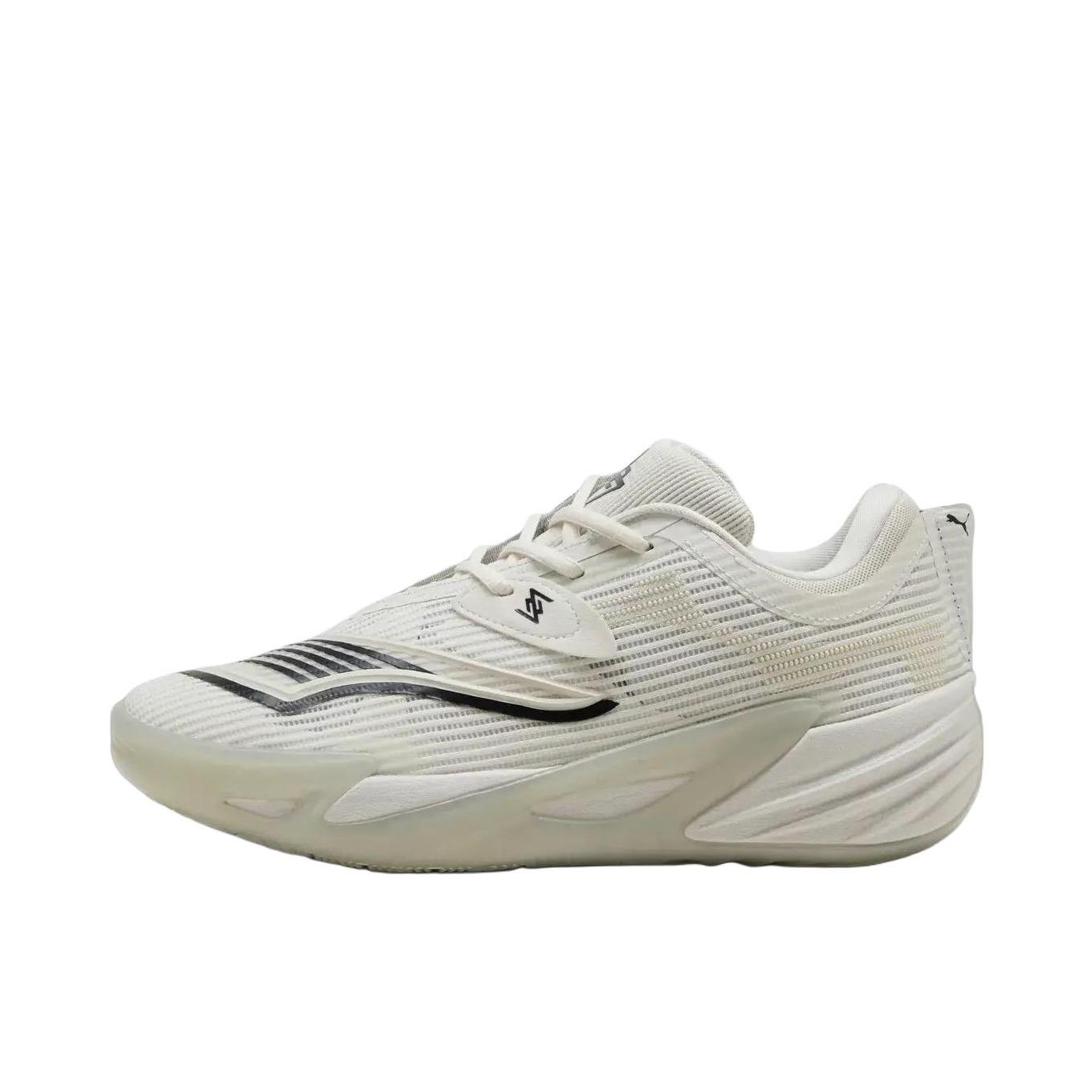 推荐商品：Puma/彪马 ALL PRO NITRO 2 篮球鞋 抗扭轻量百搭耐磨低帮系带 REPRESENT联名/白色/黑色