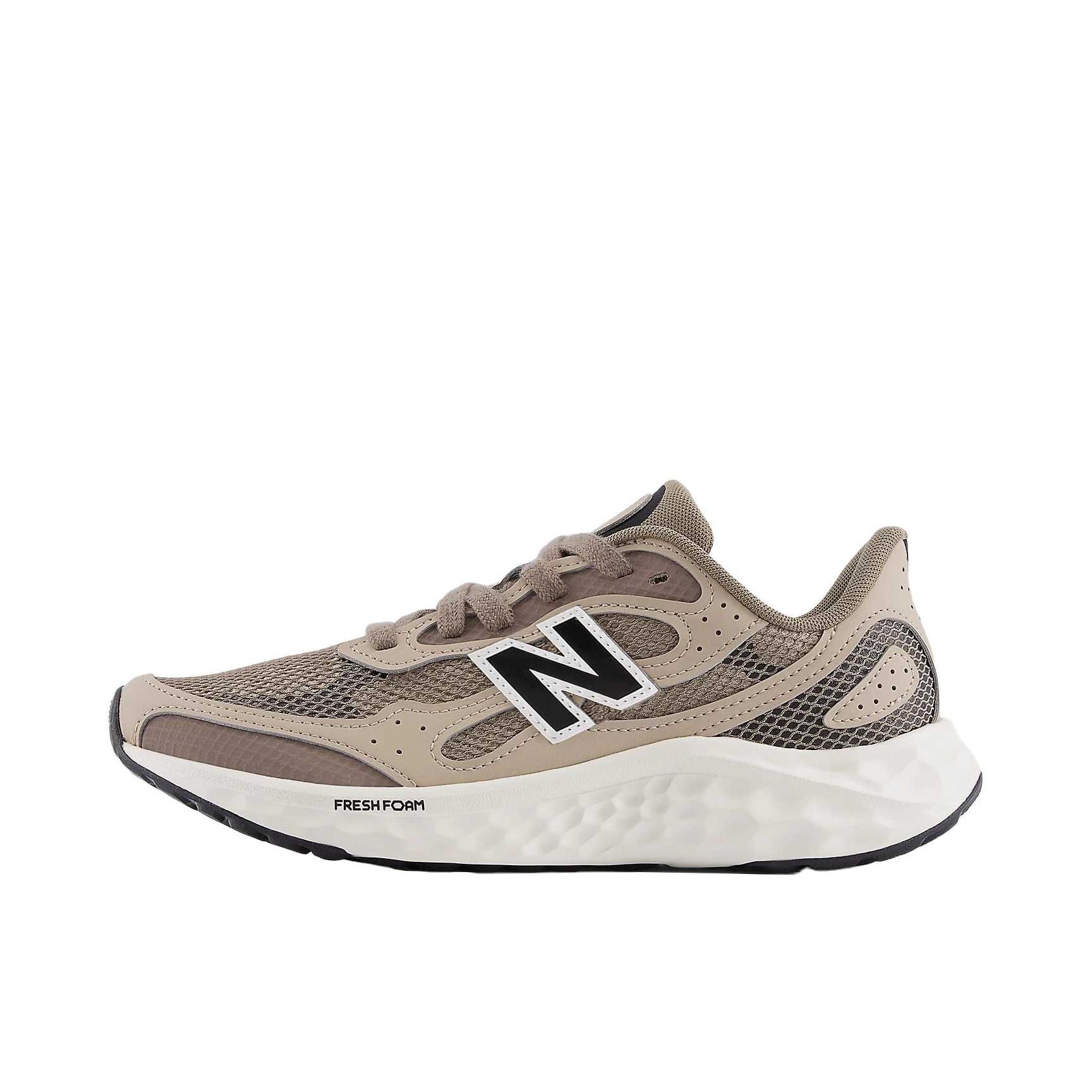 推荐商品：New Balance Fresh Foam Arishi v4 跑鞋 防滑支撑耐磨网布透气缓震轻便舒适圆头织物防水马拉松耐穿 B宽/棕色/黑色