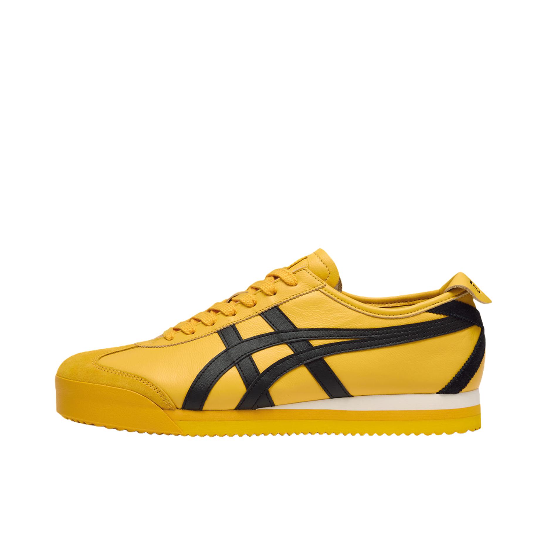 推荐商品：Onitsuka Tiger Mexico 66 德训鞋 运动休闲鞋 复古轻便透气舒适百搭防滑 黄色/碳黑色
