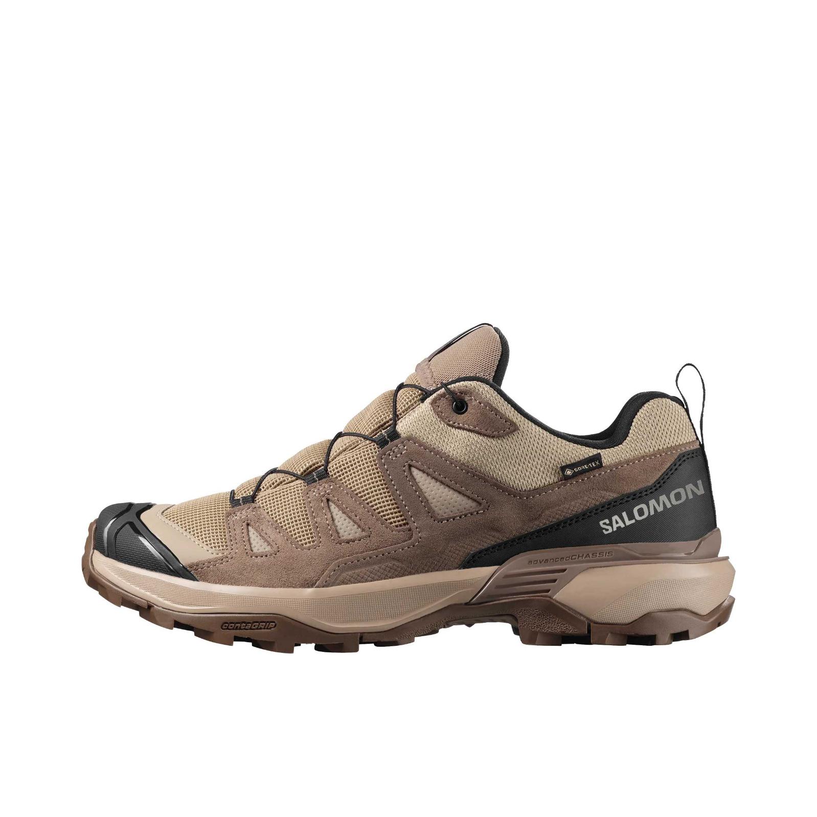 推荐商品：Salomon/萨洛蒙 X ULTRA 360 GTX 防水 舒适透气 防滑耐磨 抓地缓震 户外鞋 徒步鞋 沙漠棕/胡桃木