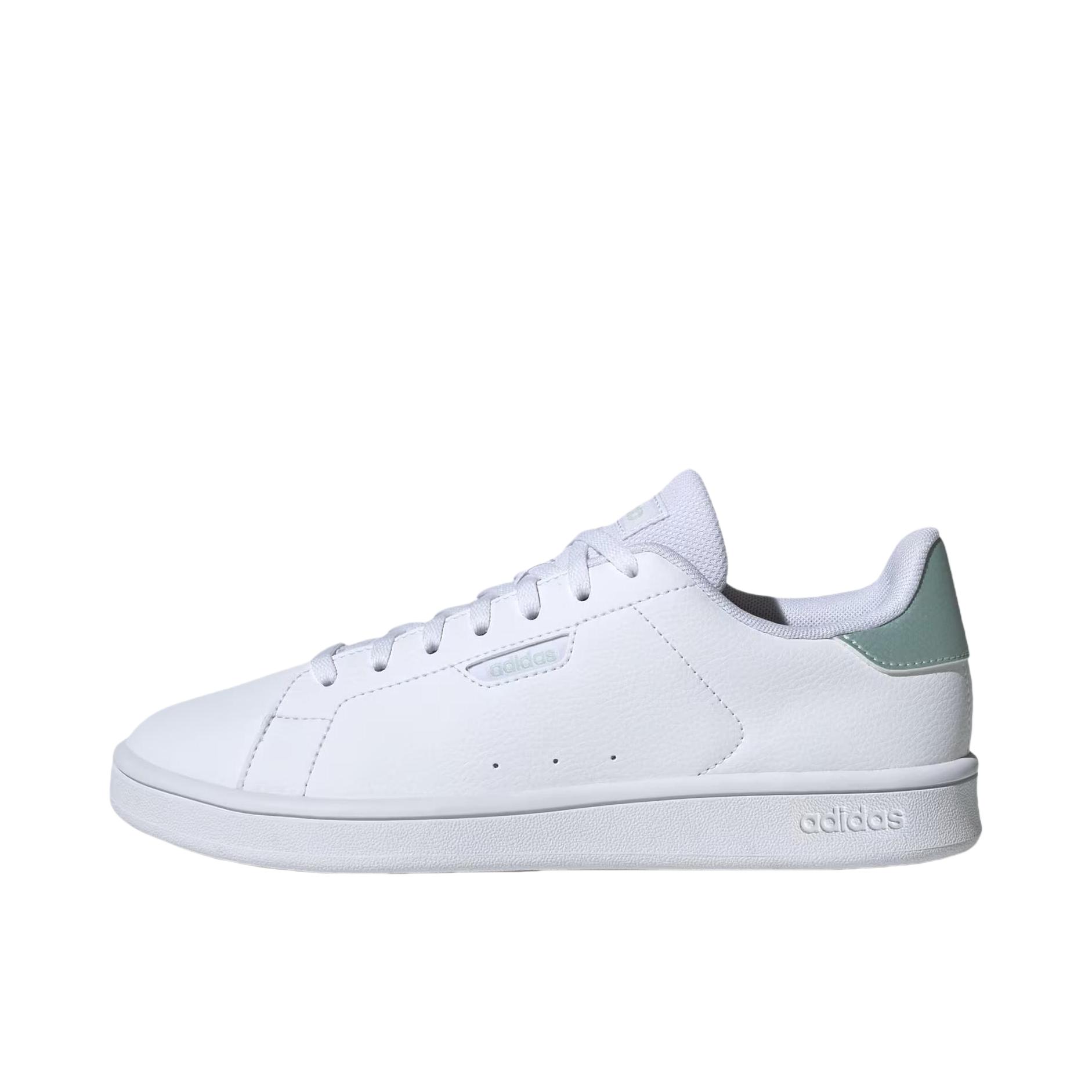 推荐商品：adidas Court URBAN 简约 减震 系带 低帮 板鞋 珍珠白