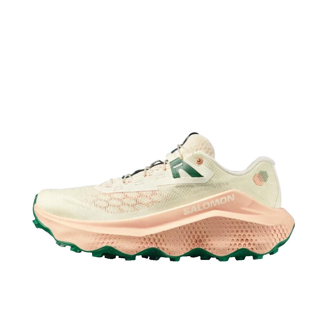 推荐商品：Salomon/萨洛蒙 ULTRA GLIDE 4 越野跑鞋 透气抓地缓震轻快 女款/浅黄色