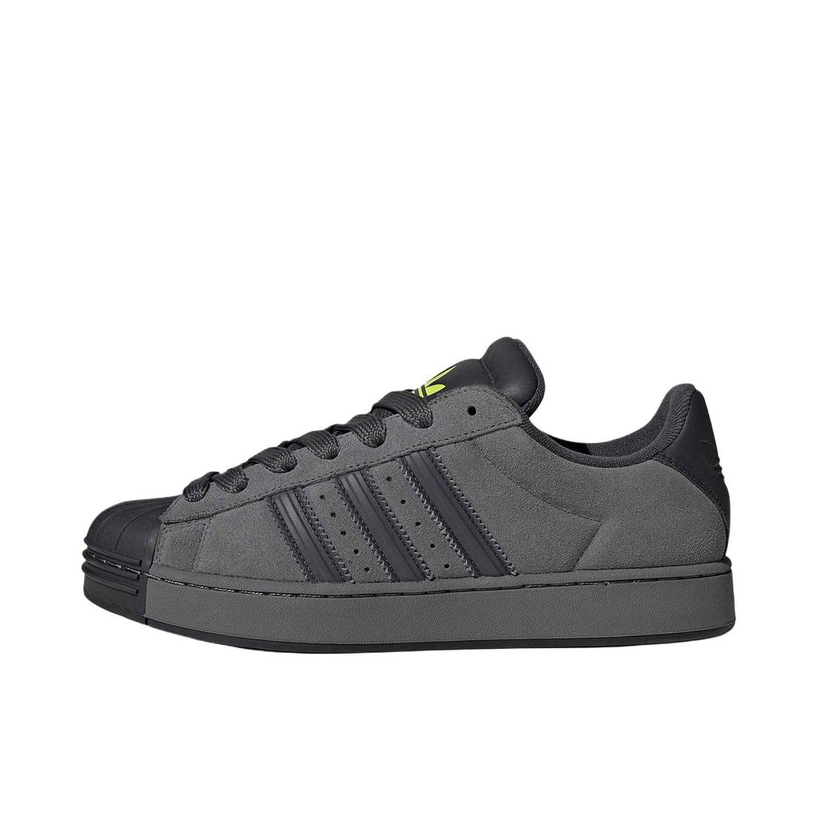 推荐商品：adidas Originals Superstar 2 板鞋 复古防滑耐磨贝壳头贴合圆头支撑 深黑色/灰色