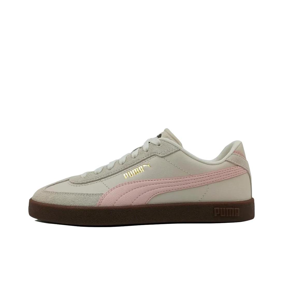 推荐商品：Puma/彪马 Club II Era T头鞋 德训鞋 板鞋 薄底防滑耐磨轻便低帮系带复古百搭支撑圆头贴合 女款/米色 