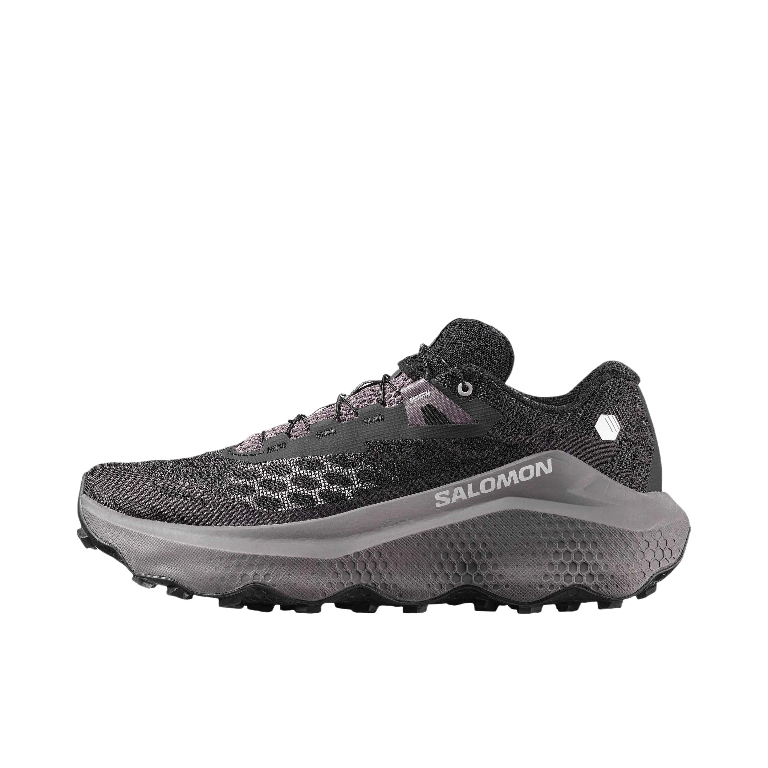 推荐商品：Salomon/萨洛蒙 ULTRA GLIDE 4 越野跑鞋 透气抓地缓震轻快 黑色/深鸥灰
