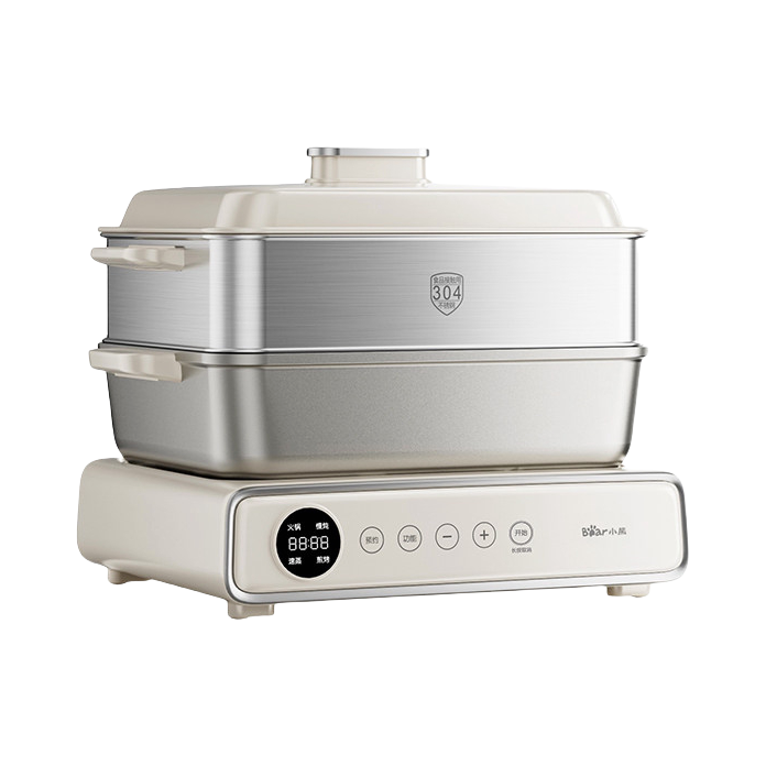 推荐商品：Bear/小熊 LLG-G21F1 电火锅 6L 烤涮蒸煮 微电脑触控