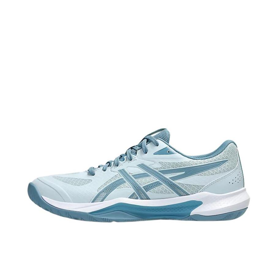 推荐商品：Asics/亚瑟士 GEL-TACTIC 13 网球鞋 简约低帮平跟系带 蓝色 
