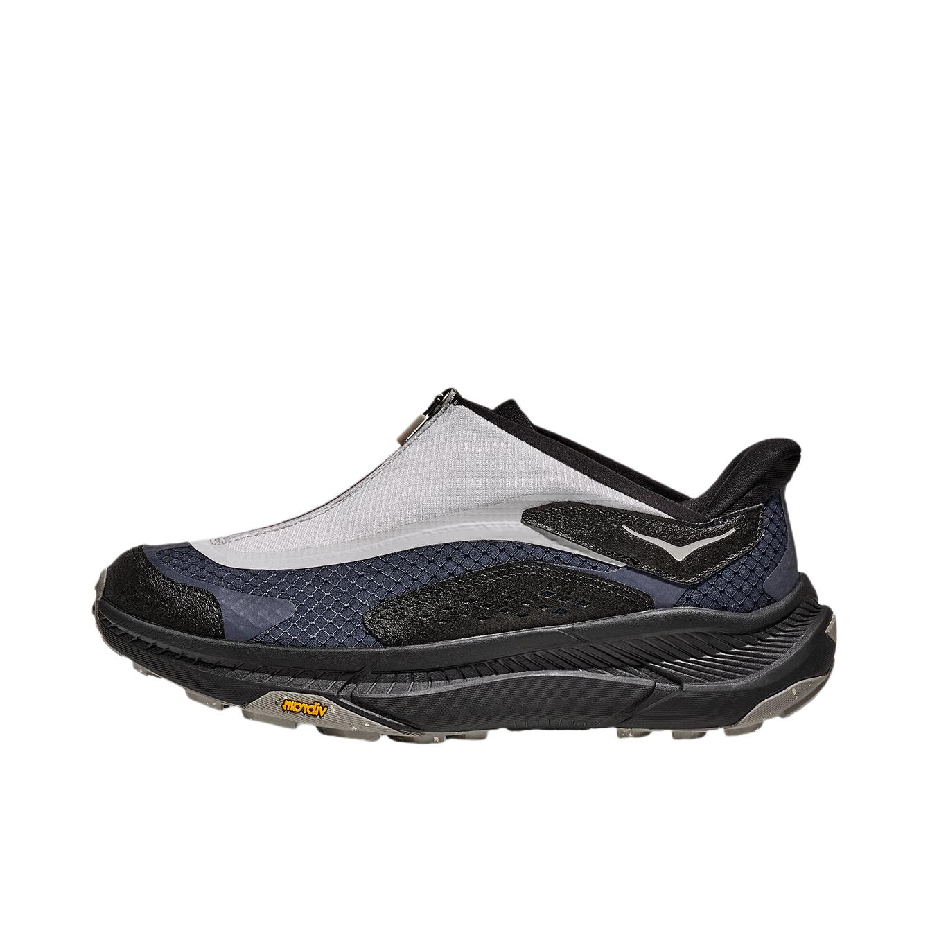 推荐商品：HOKA ONE ONE Project Transport 网布 透气 轻便 户外休闲鞋 黑色/海军蓝