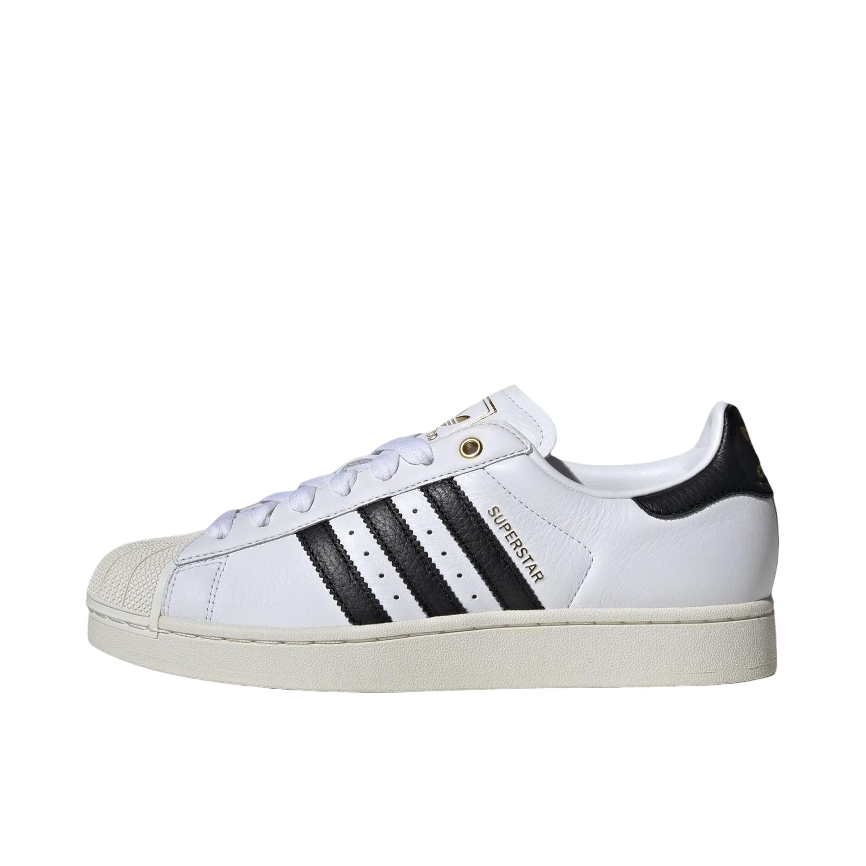 推荐商品：adidas Originals Superstar 2 板鞋 复古防滑耐磨贝壳头贴合圆头支撑 奶白色/黑色 