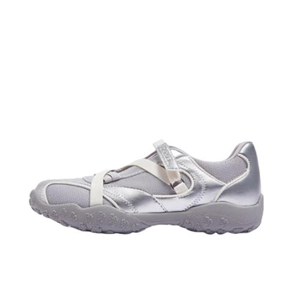 推荐商品：骆驼 运动休闲鞋 复古圆头日常 L26M577016 女款/银色/灰色