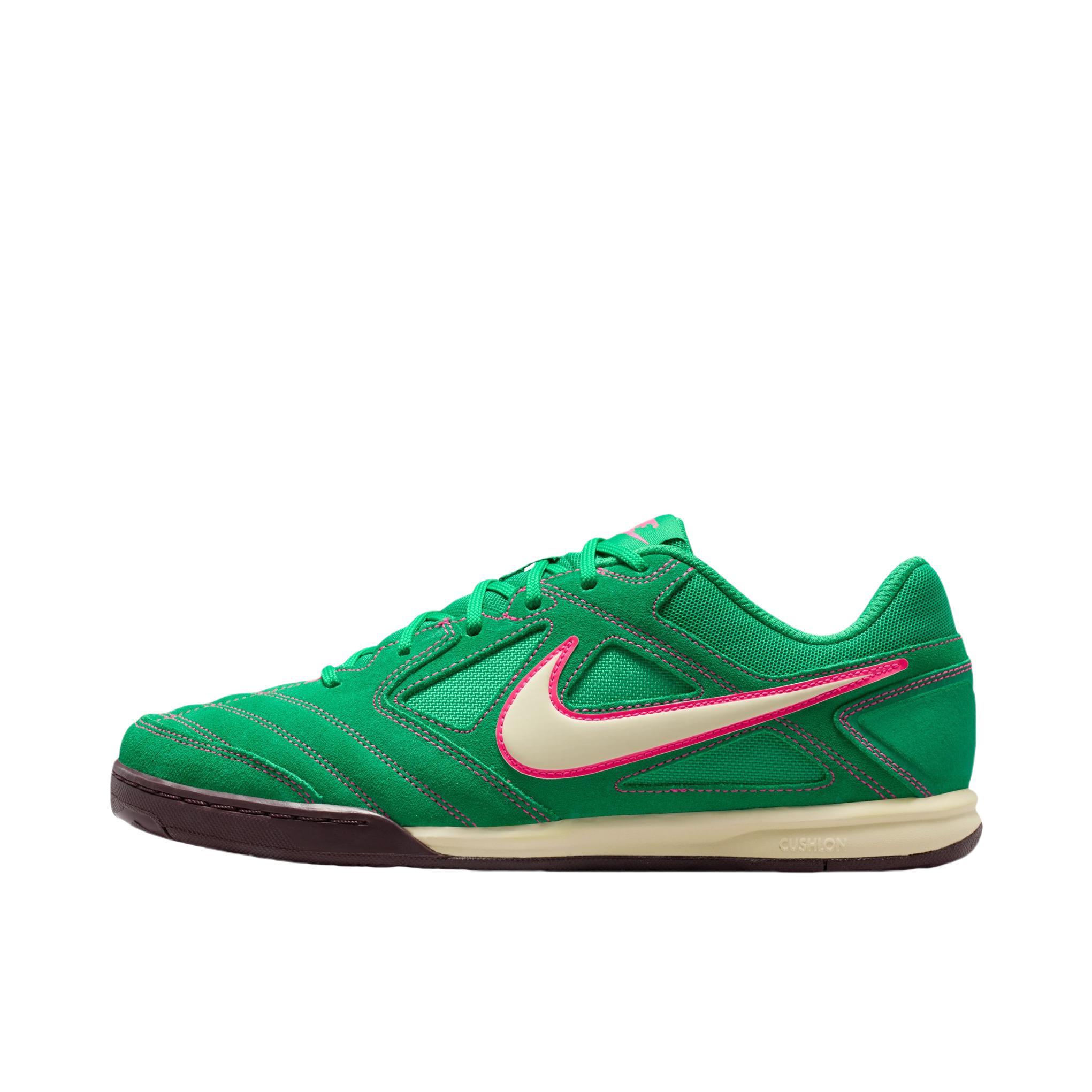 推荐商品：Nike Gato 运动休闲鞋 抓地防滑耐磨舒适轻便网面透气缓震时尚简约百搭复古贴合圆头足球风 体育场绿/椰奶色/亮粉色/鲜亮勃艮第酒红