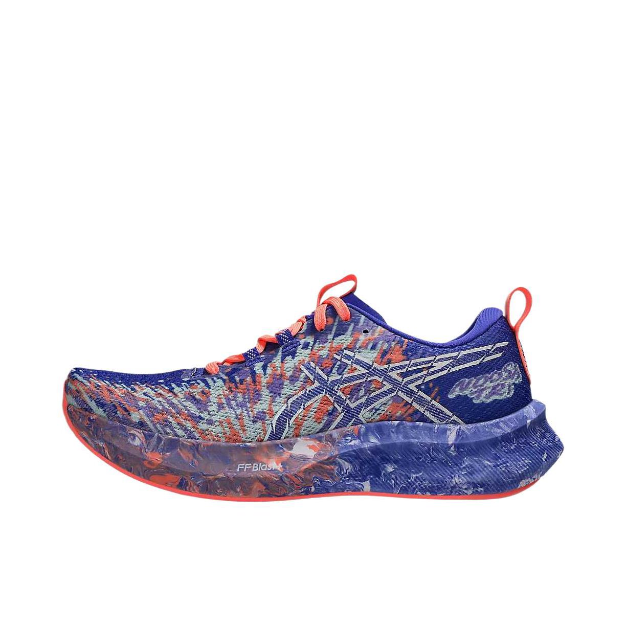 推荐商品：Asics/亚瑟士 Noosa Tri 16 跑鞋 缓震支撑网布透气防滑耐磨舒适轻量回弹圆头竞速织物抓地 钴蓝爆发/天空色