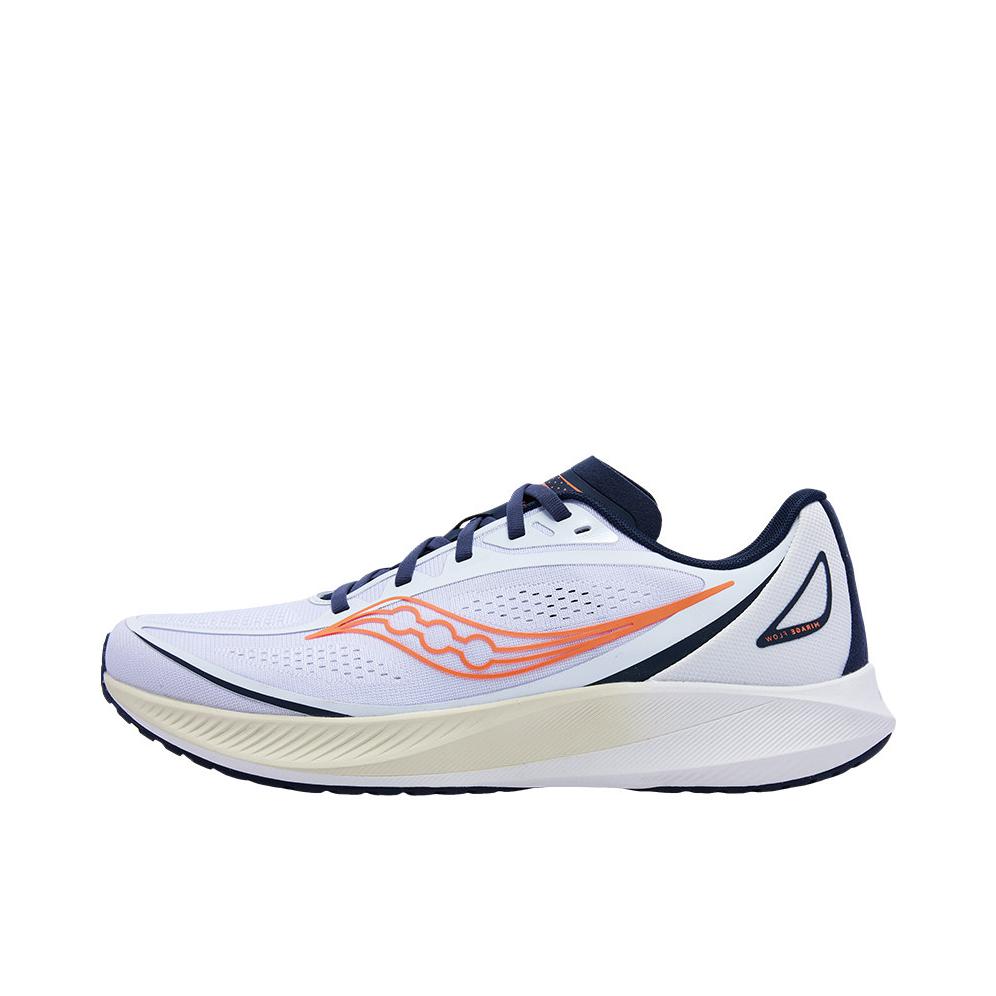 推荐商品：Saucony/索康尼  Mirage Flow  缓震透气 防滑耐磨 轻便 舒适百搭 训练  跑鞋 白色
