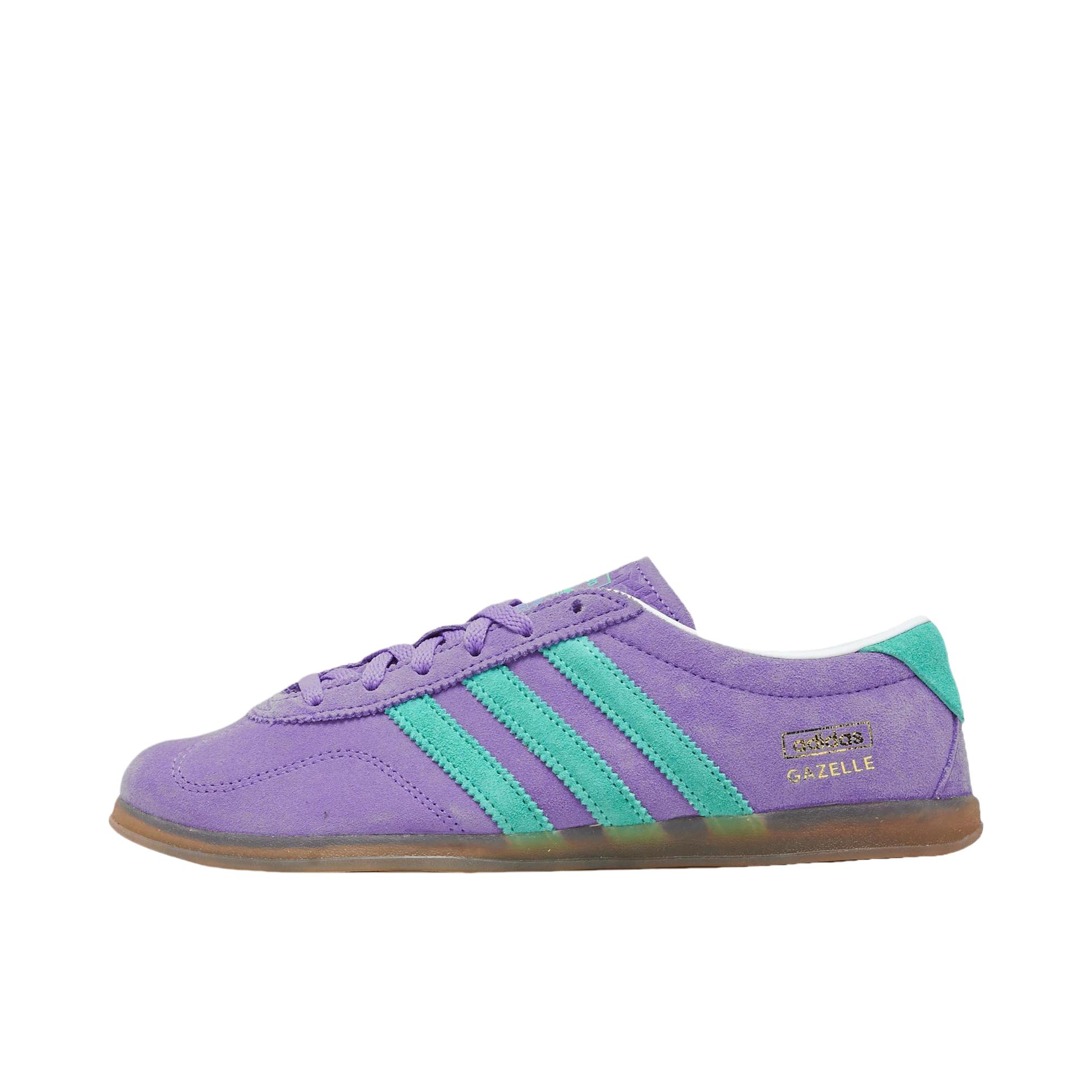 推荐商品：adidas Originals GAZELLE Lo Pro 板鞋 百搭耐磨低帮舒适薄底德训鞋T头鞋复古防滑贴合 紫色