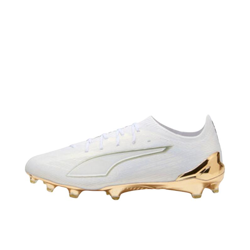 推荐商品：Puma/彪马 Ultra 6 Ultimate FG 足球鞋 胶质长钉柔软耐磨包裹性 白色/金色/黑色