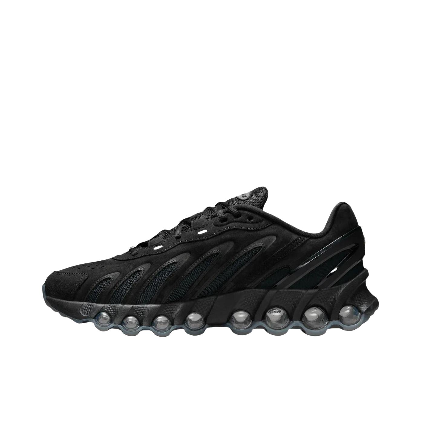 推荐商品：Nike Air Max DN8 跑鞋 时尚百搭防滑耐磨网面透气舒适气柱减震轻便贴合赤足体验支撑耐用耐穿 烟灰色/黑色 