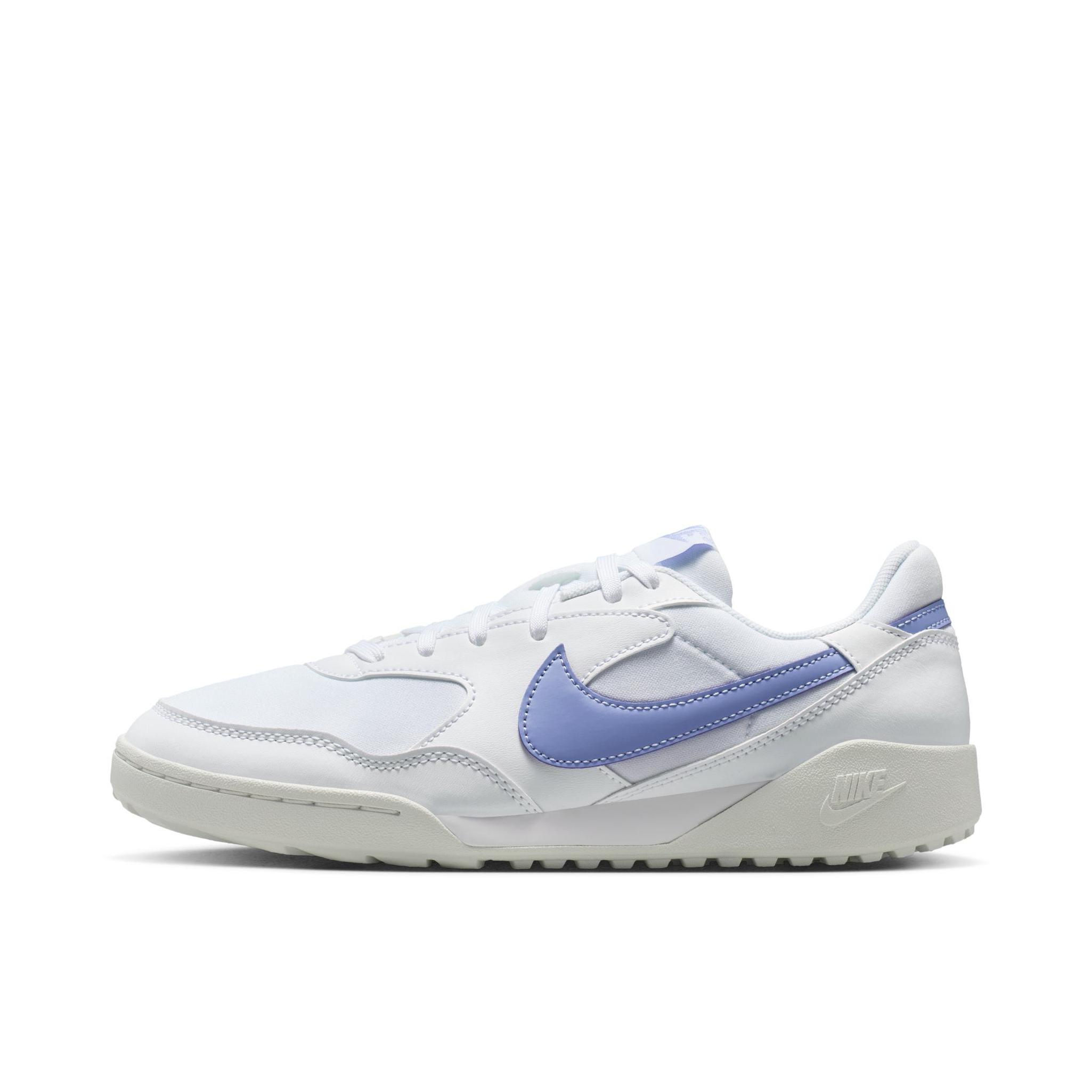推荐商品：Nike Terra Manta 休闲 低帮 薄底鞋 系带 训练鞋 白色/浅蓝色