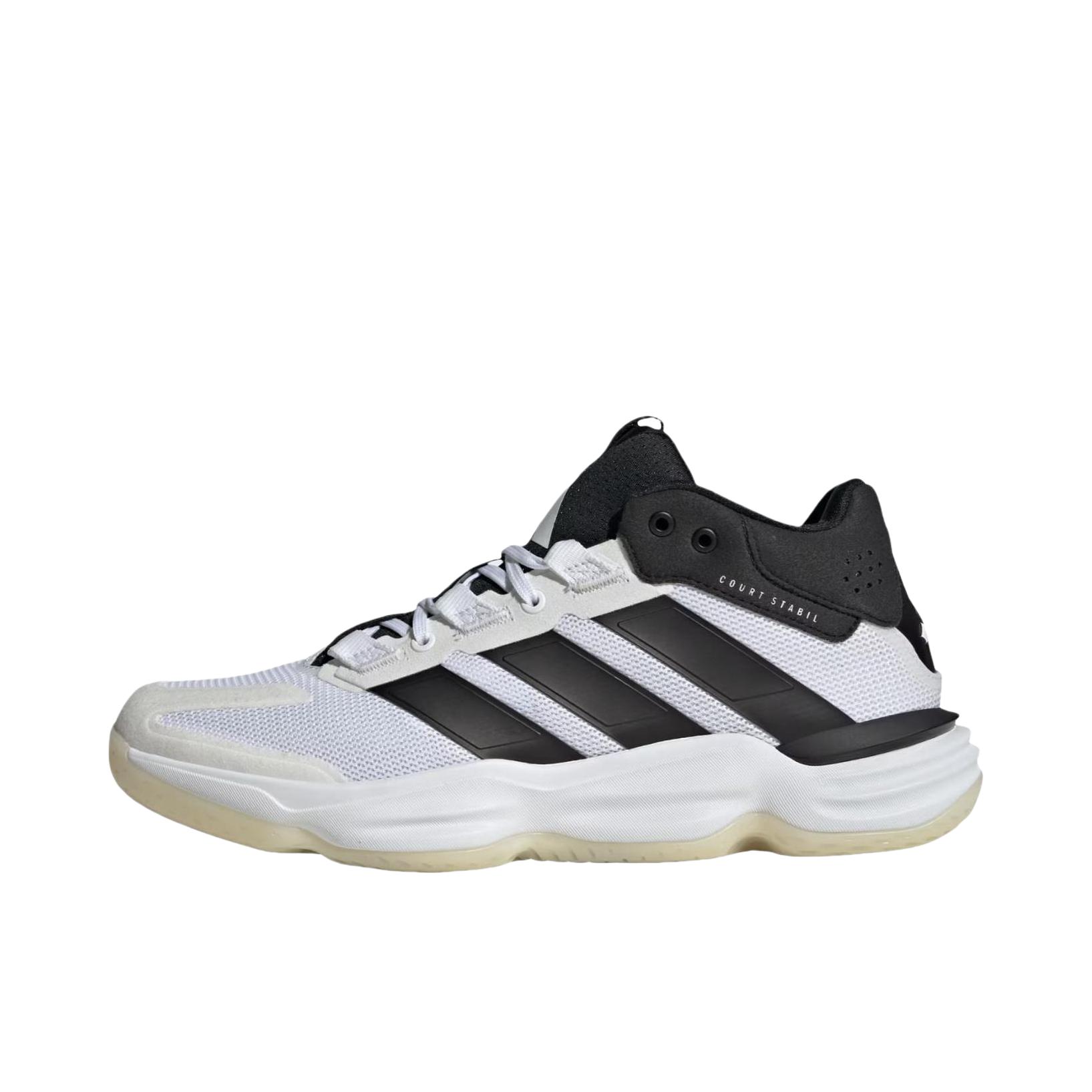 推荐商品：adidas COURT STABIL 篮球鞋 训练鞋百搭防滑耐磨支撑贴合 云白色