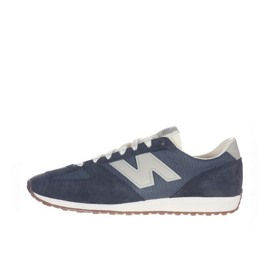 推荐商品：New Balance 471 跑鞋 复古薄底运动低帮贴合支撑 蓝色/白色