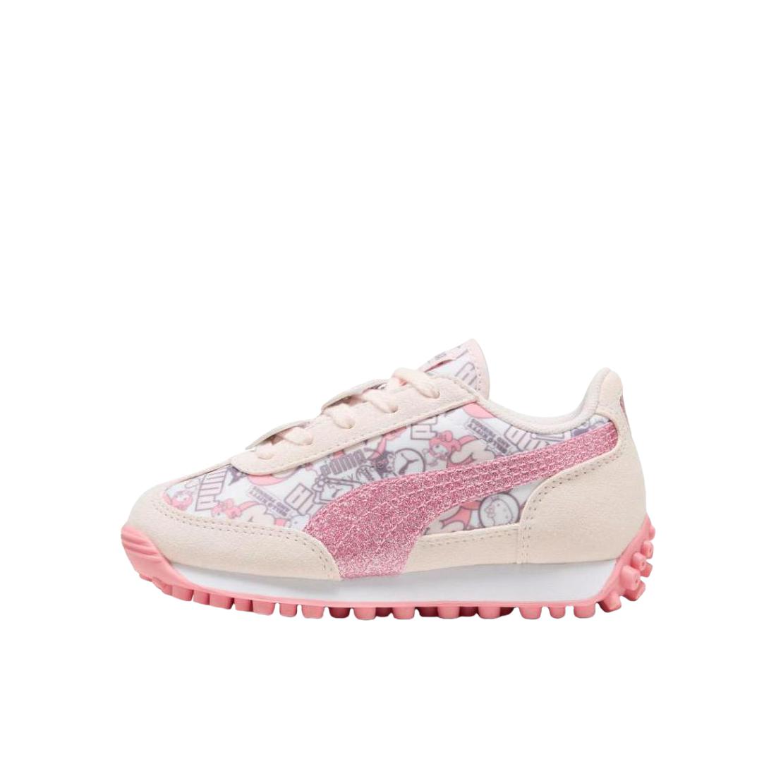 推荐商品：Puma/彪马 Easy Rider 简约 防滑 圆头 耐磨 德训鞋 运动鞋儿童 小童/粉色/白色