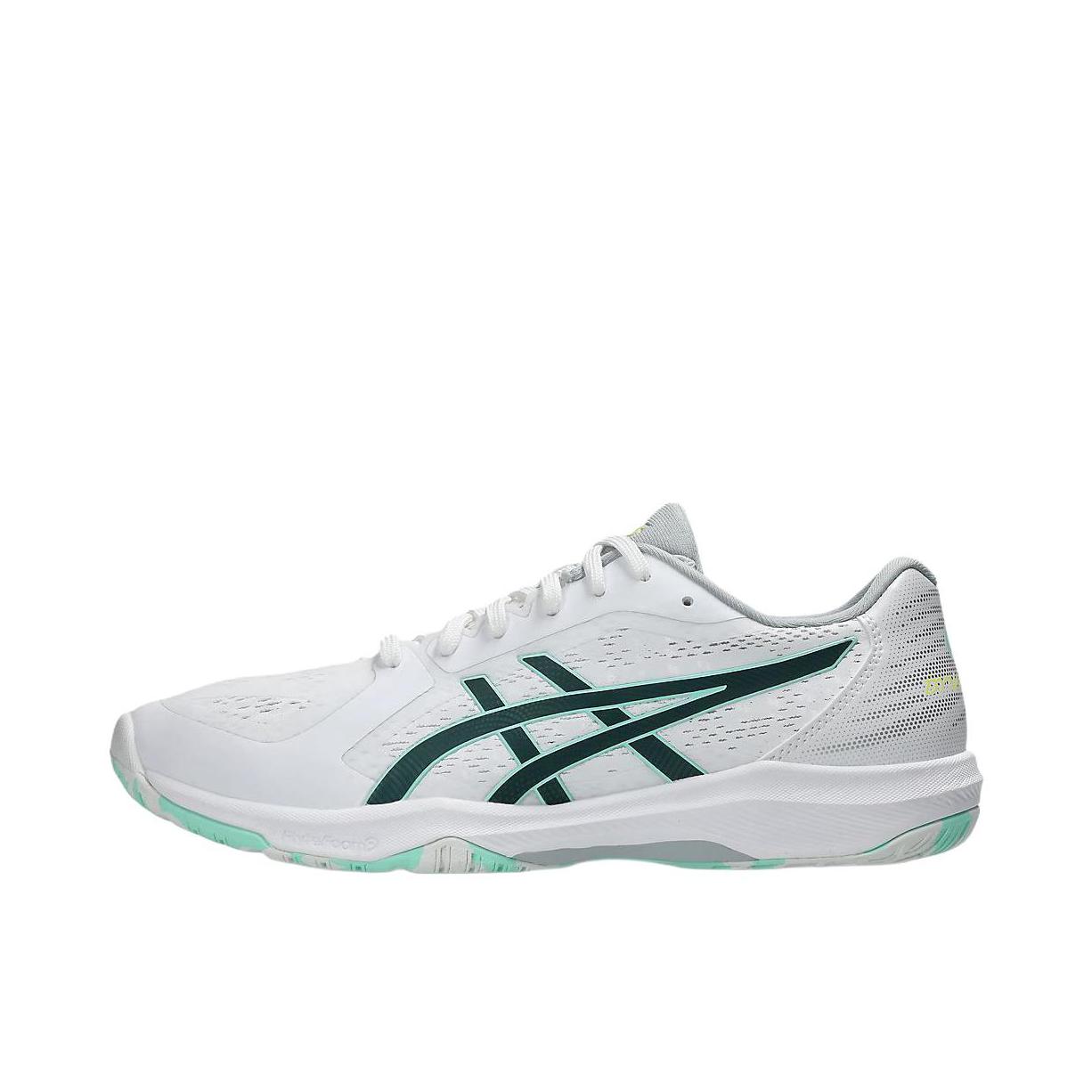 推荐商品：【陈梦同款】Asics/亚瑟士 Dynafeather 减震 耐磨 吸汗 乒乓球鞋 白色/绿色