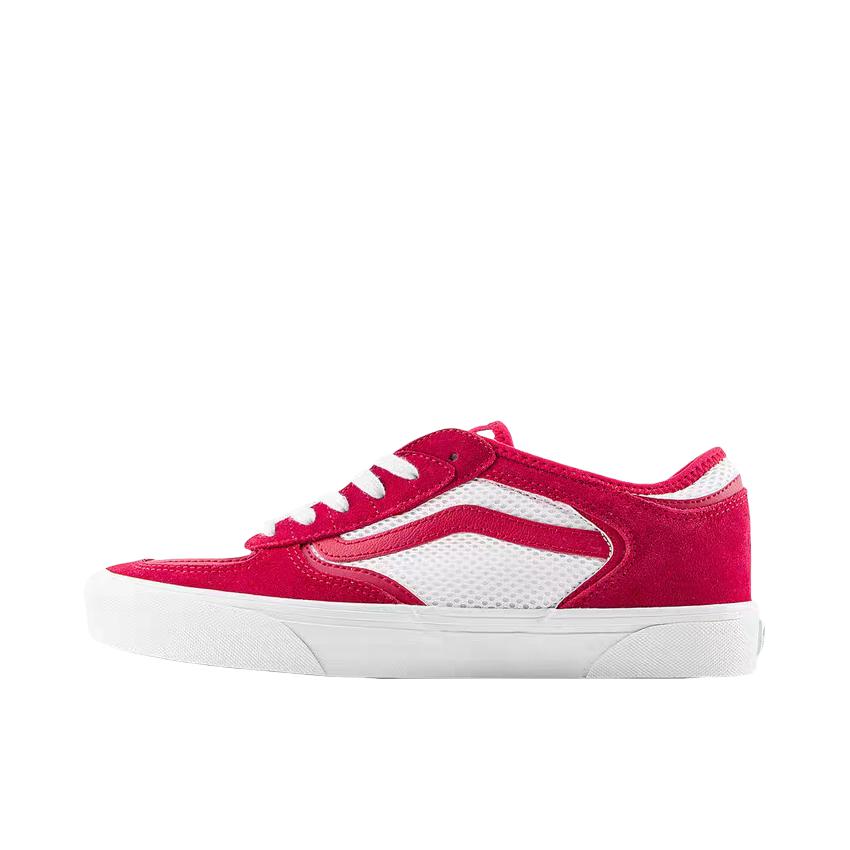 推荐商品：Vans/范斯 Rowley Classic 防滑耐磨 舒适轻便 减震 简约百搭 潮流复古 运动休闲鞋 深红色