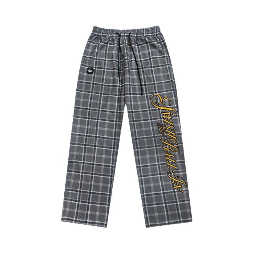 推荐商品：SWISH THE BALL IN 美式复古直筒运动长裤 ST00682 灰